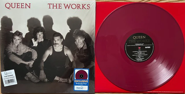 Queen - The Works [colored violet Vinyl pressing]...