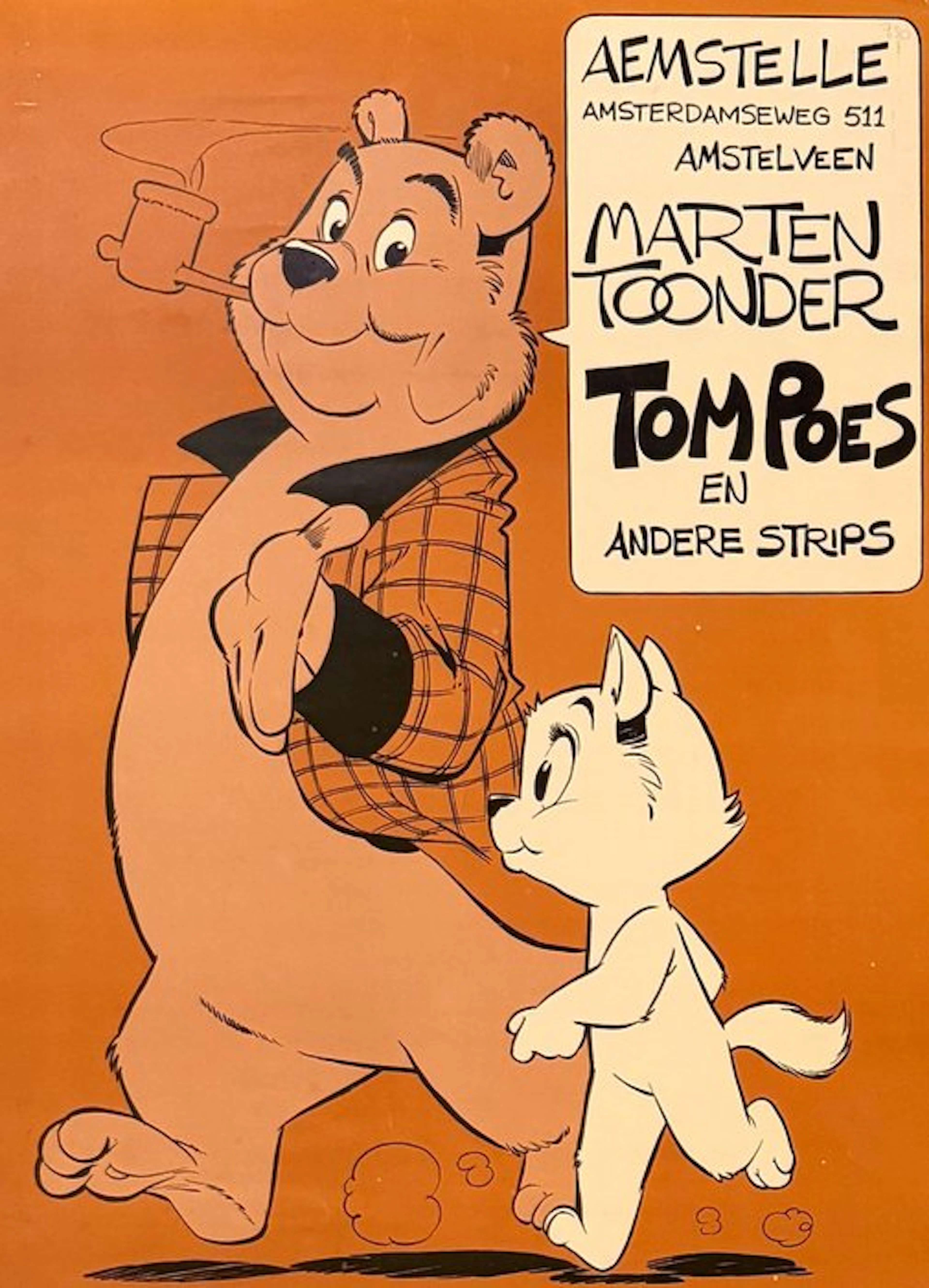 Marten Toonder Studio's - 1 Poster - Bommel en Tom Poes...