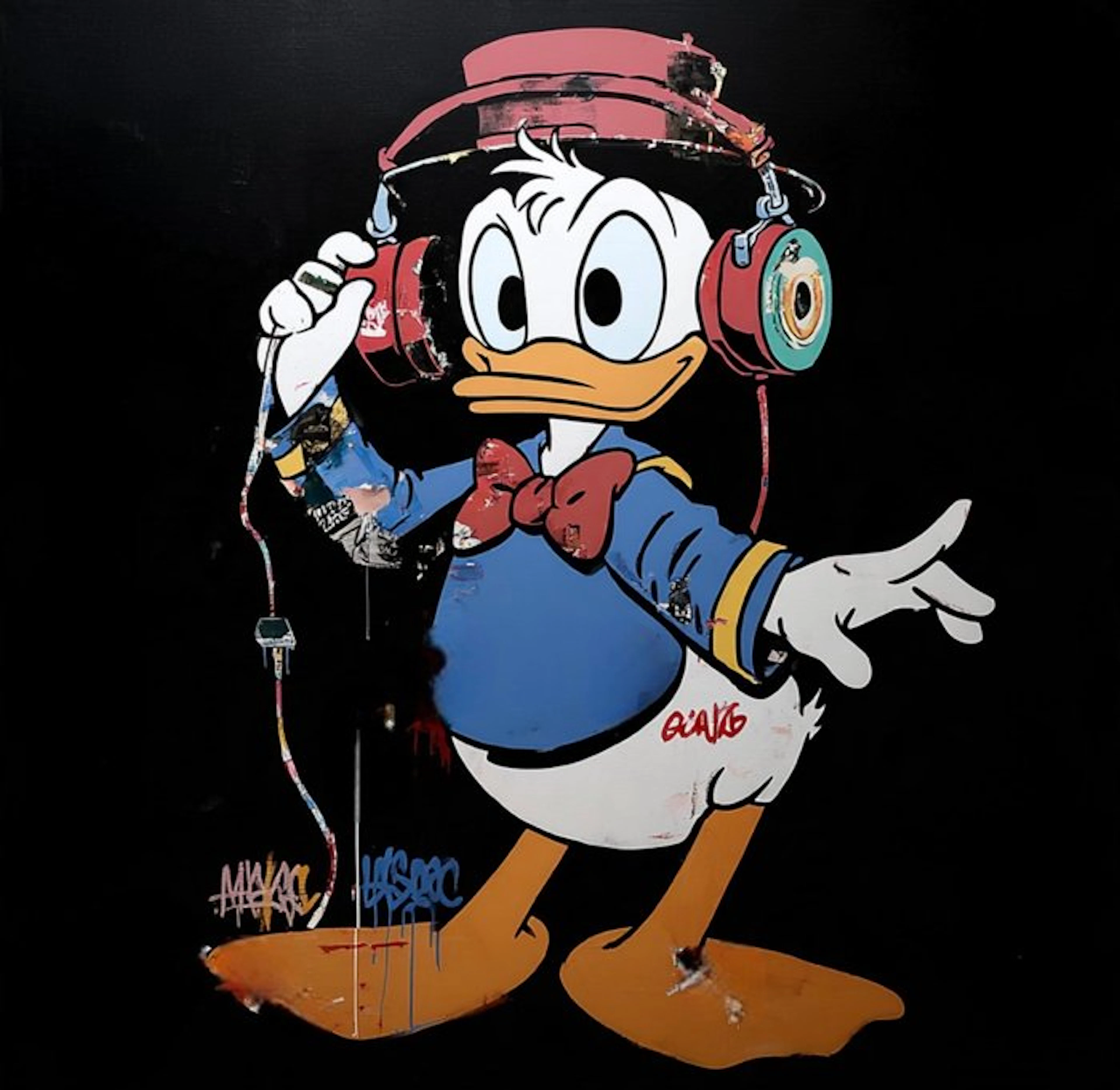 ERIC BRUMETTE - DJ DONALD 2 - Toile L -LIMITED EDITION