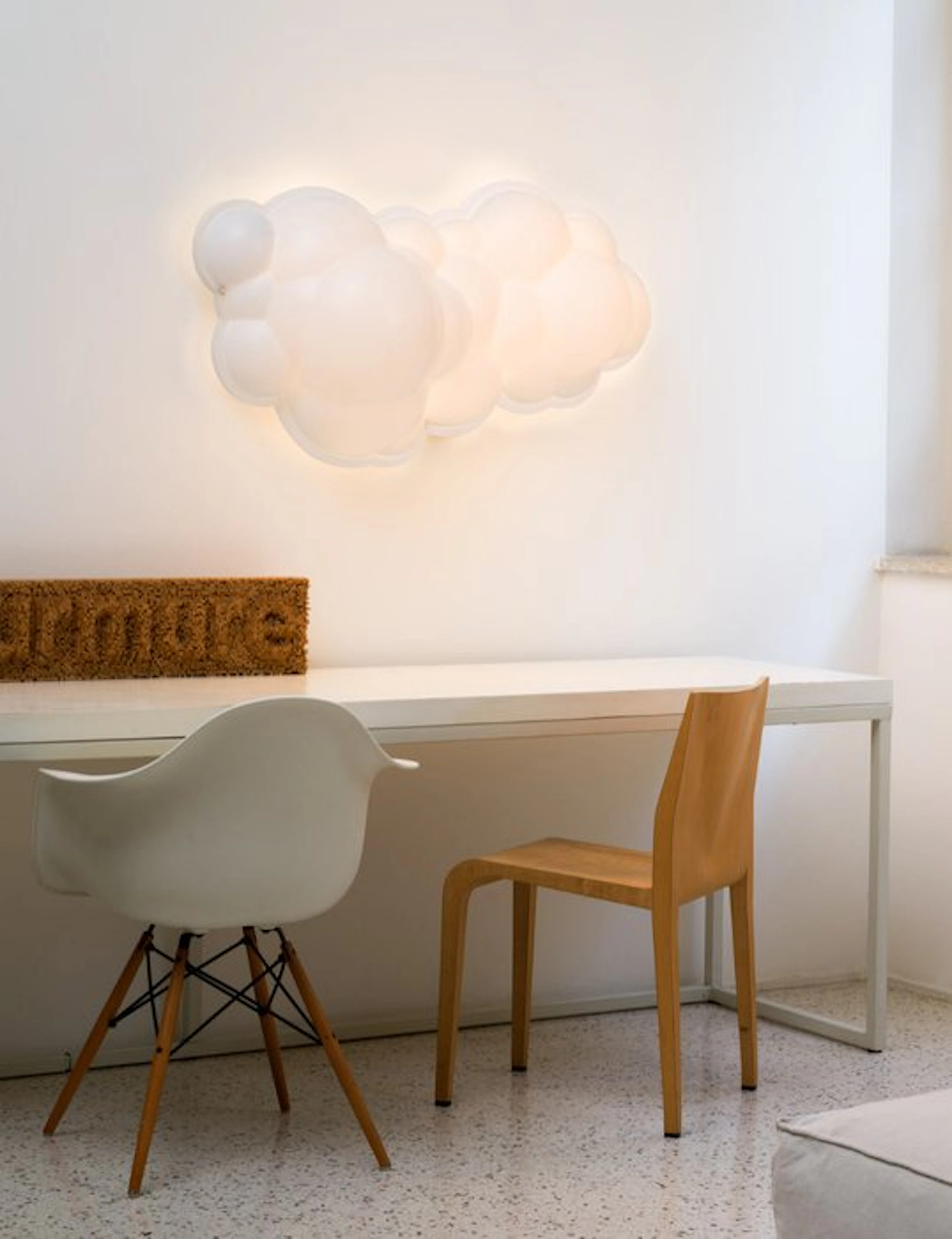 Nemo - Mario Bellini - Wall lamp - Nuvola Minor H14 - Polyethylene