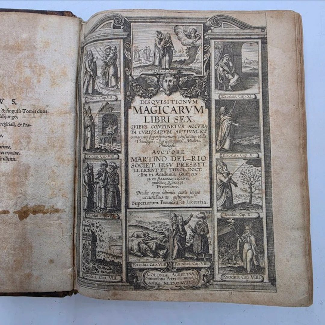 MARTINO DEL RIO - DISQUISITIONUM MAGICARUM LIBRI SEX - 1657