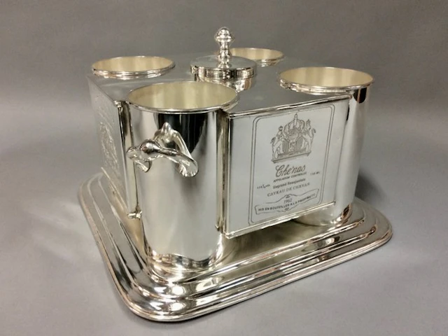 Wine cooler - Vintage cooler for 4 bottles with...