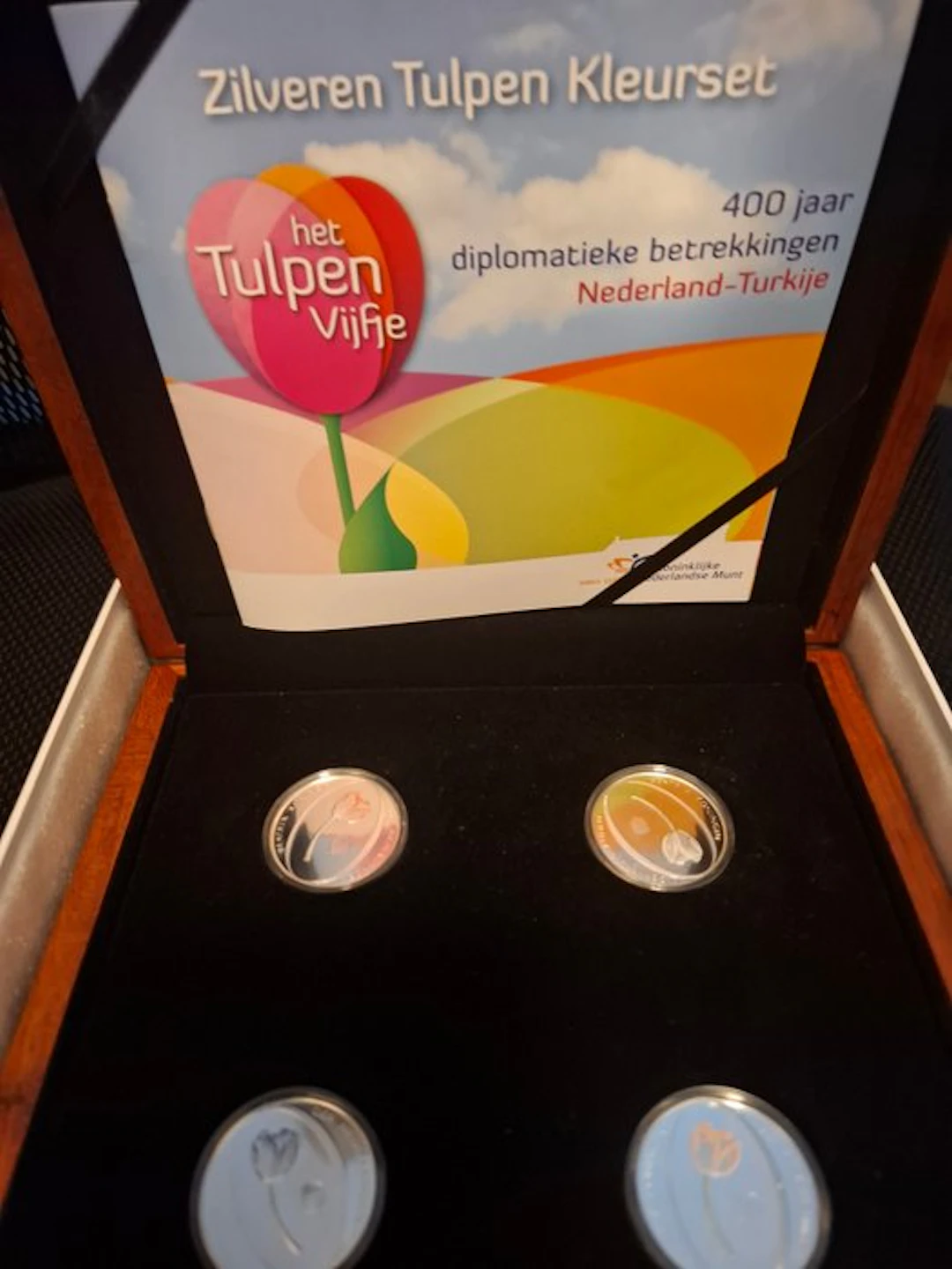 Netherlands. 5 Euro 2012 "Het Tulpen" (4 coins) Proof (No reserve price)