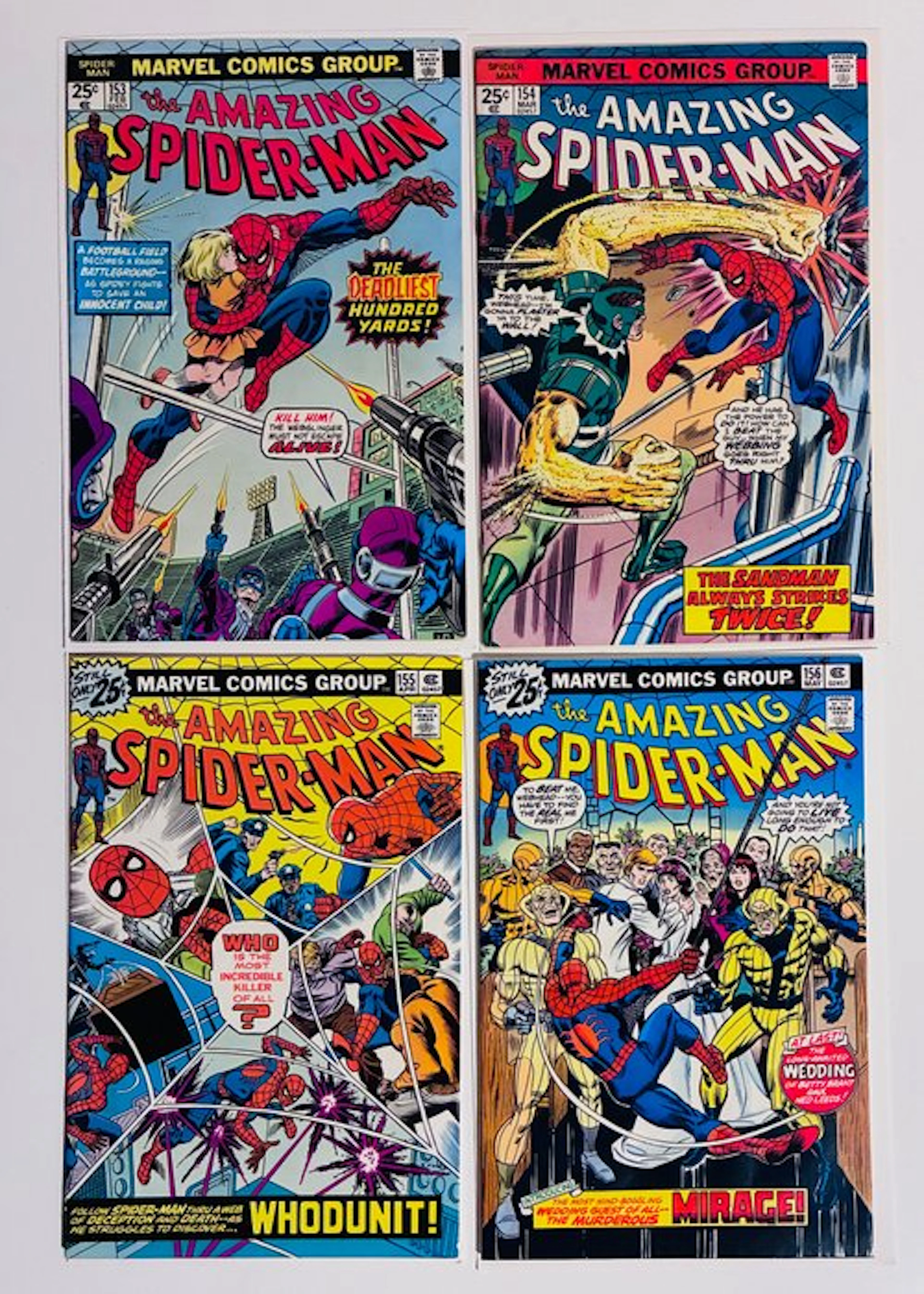 The Amazing Spider-Man #153/156 - 1st app of Leroy Tallon...