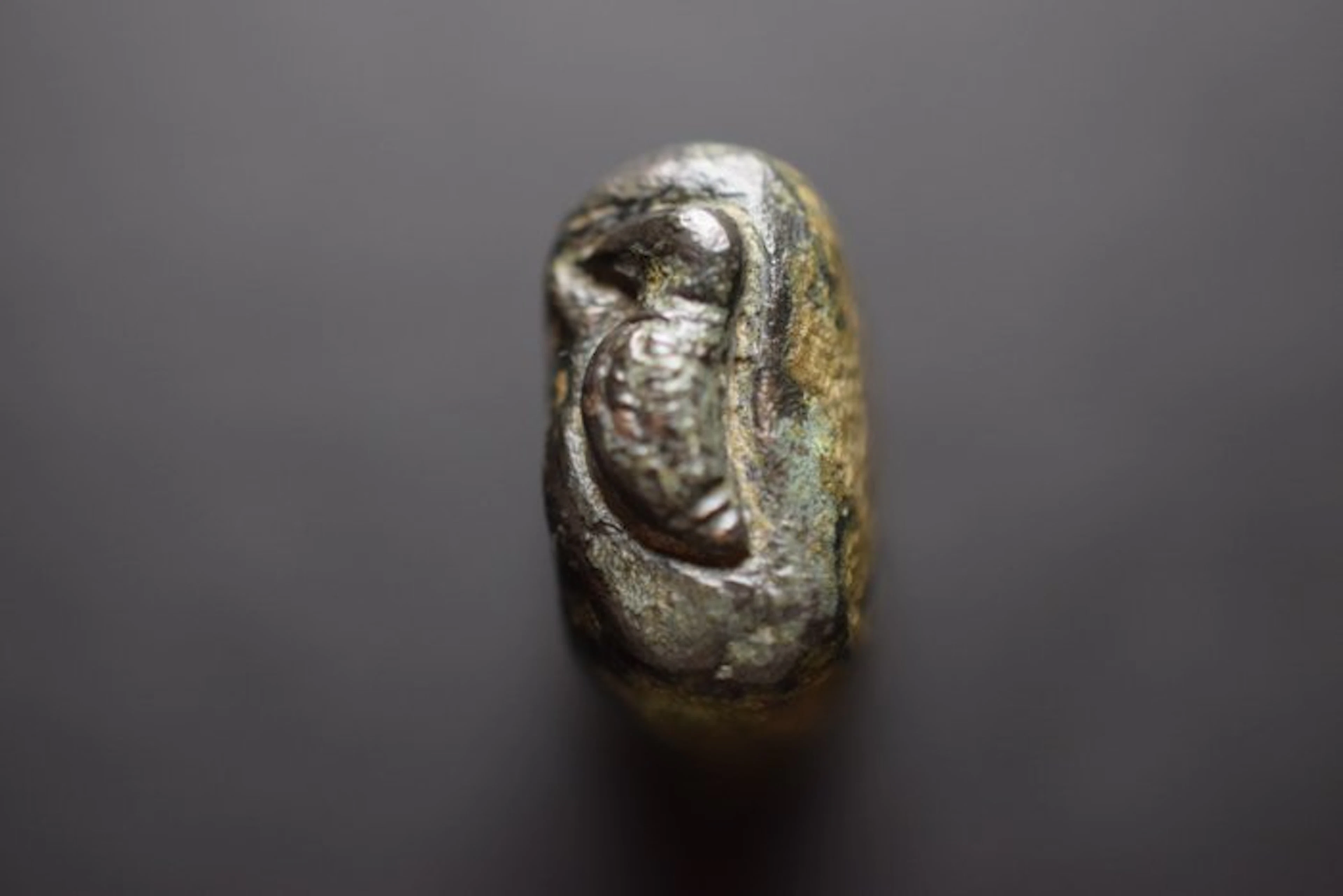 Late Roman/Early Byzantine Bronze Byzantine Bronze Jewellery Die with Dove