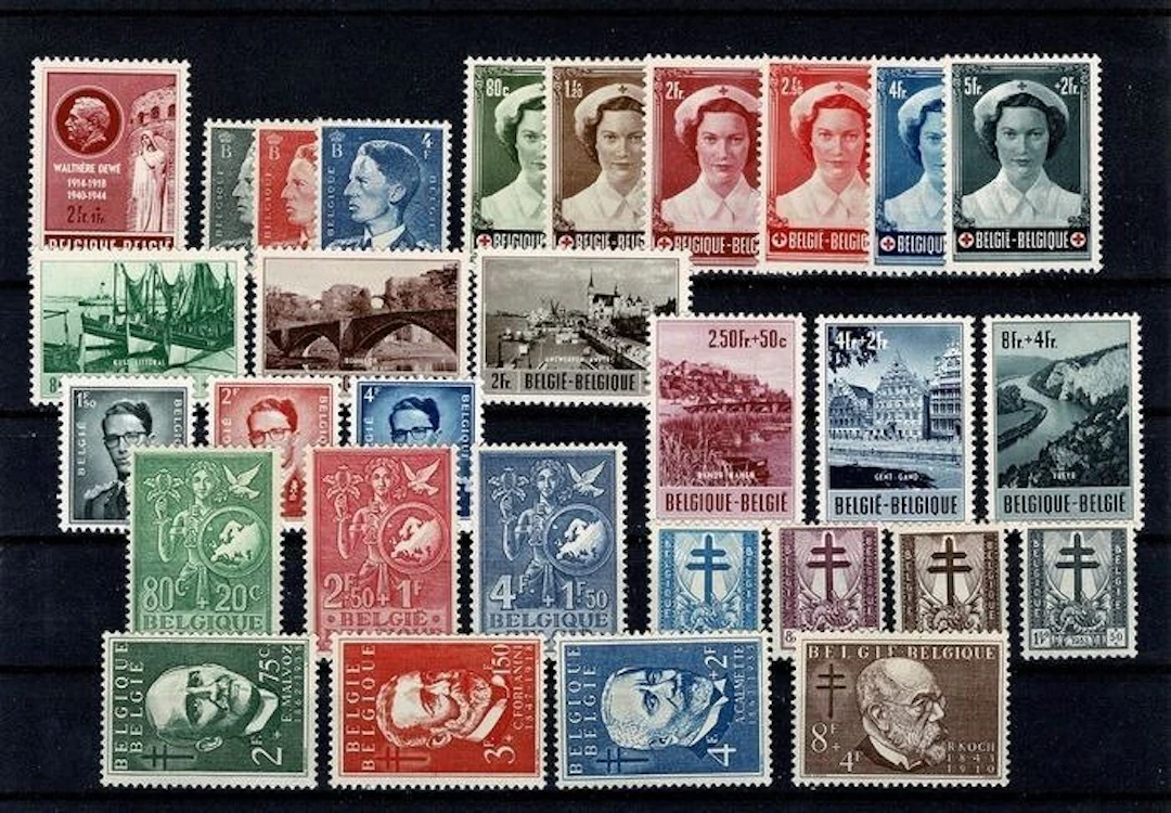 Belgium 1953 - the full year 1953 - OBP 908/937