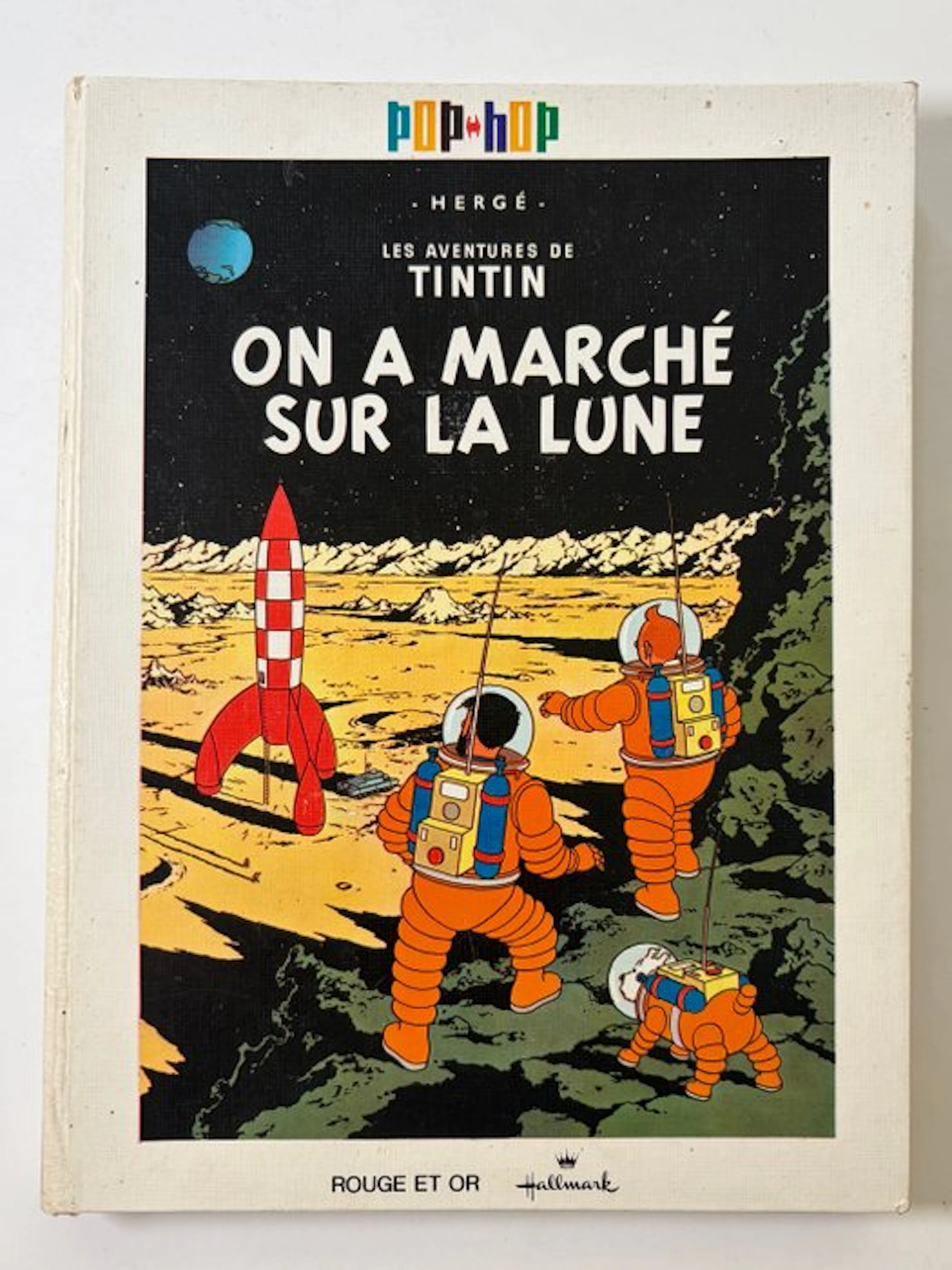 Tintin - On a marché sur la Lune - Livre Animé Pop-Hop...