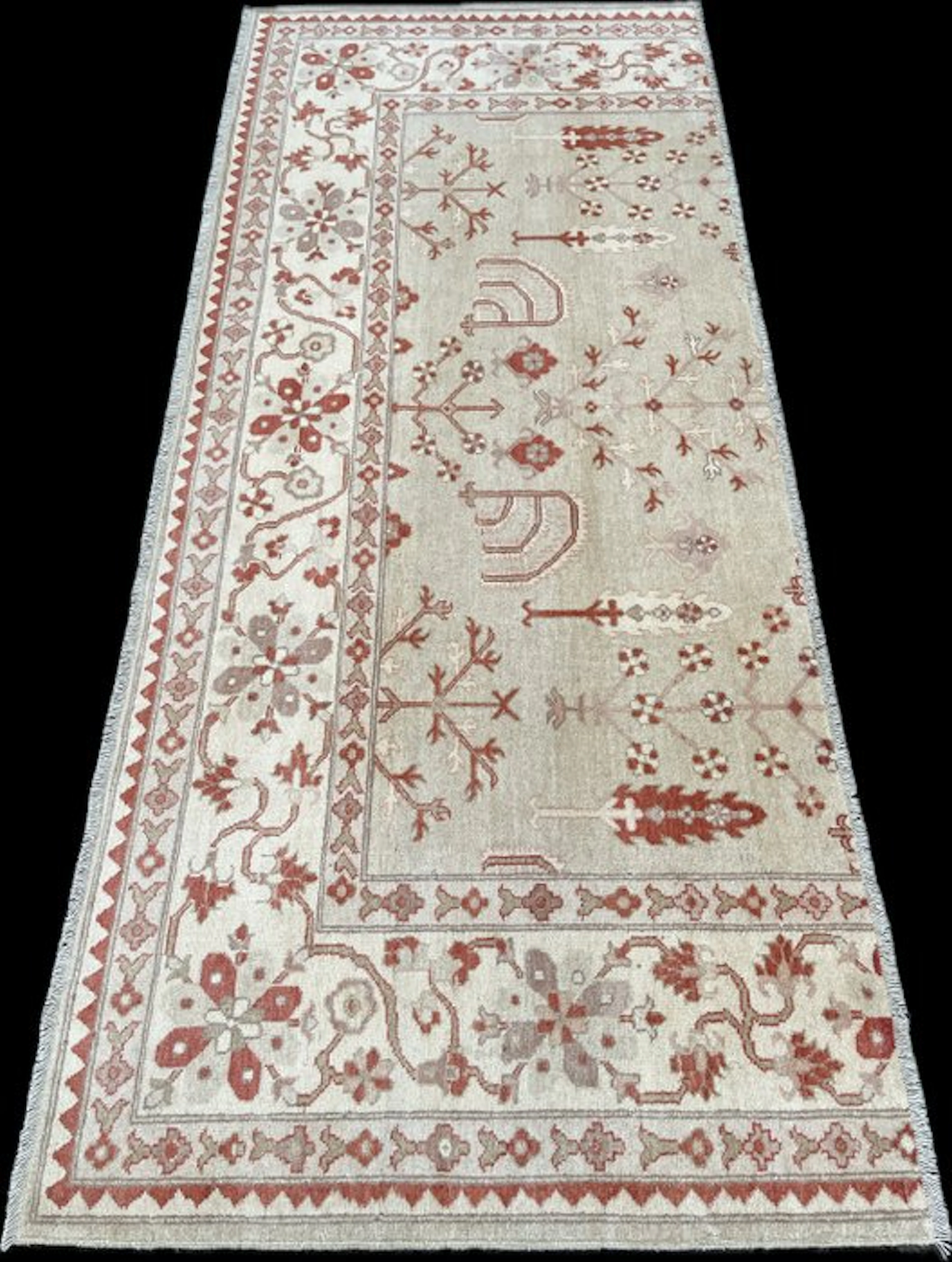 Afghan Ziegler - (Unused) hand-knotted - wool - Carpet - 247 cm - 103 cm