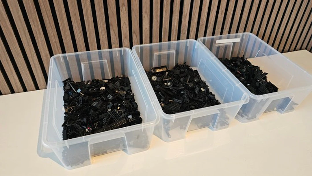 LEGO Pieces - 1000 Pieces - Zwart