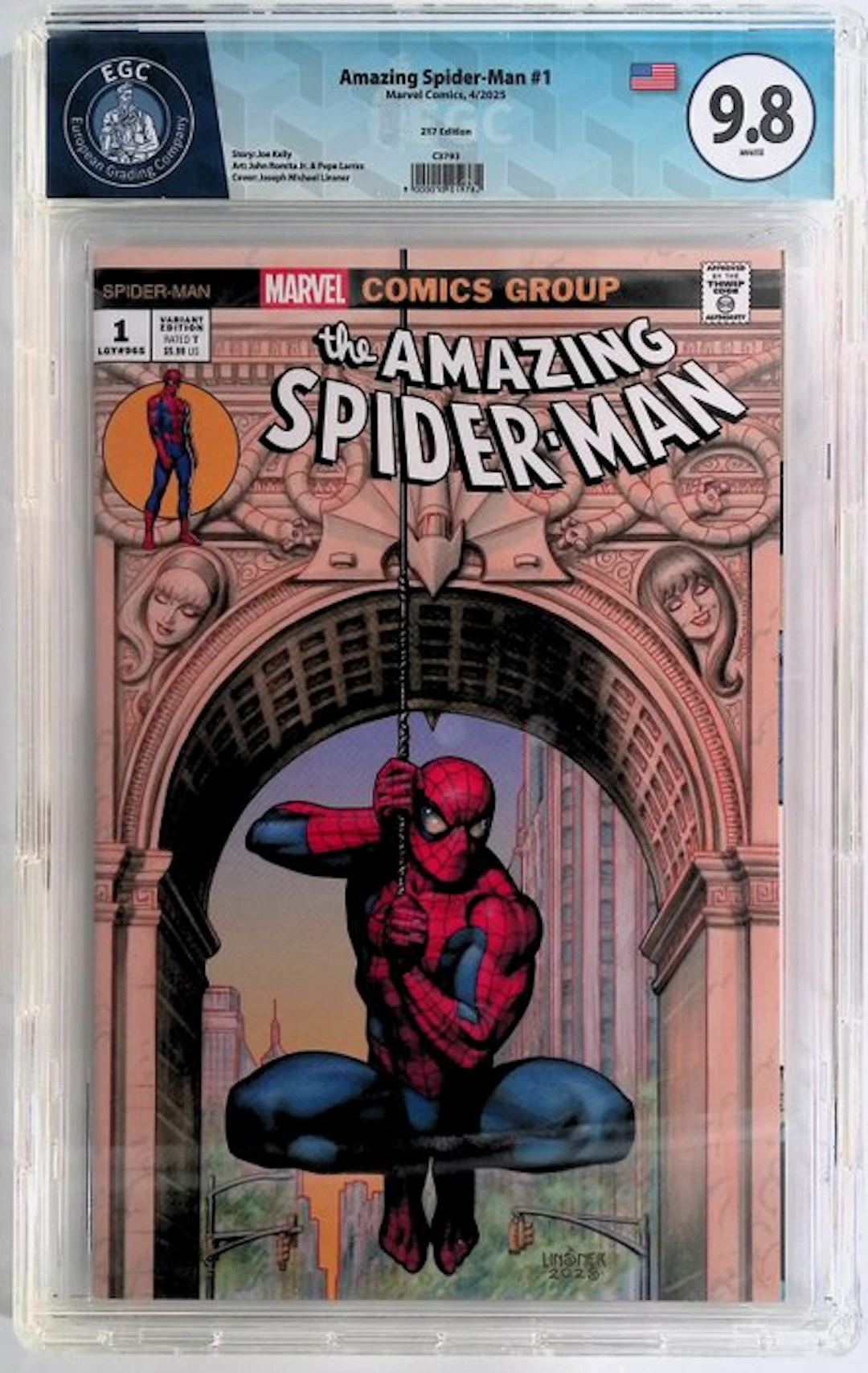 Amazing Spider-Man #1 - EGC 9.8 - 217 Edition - 1 Graded...