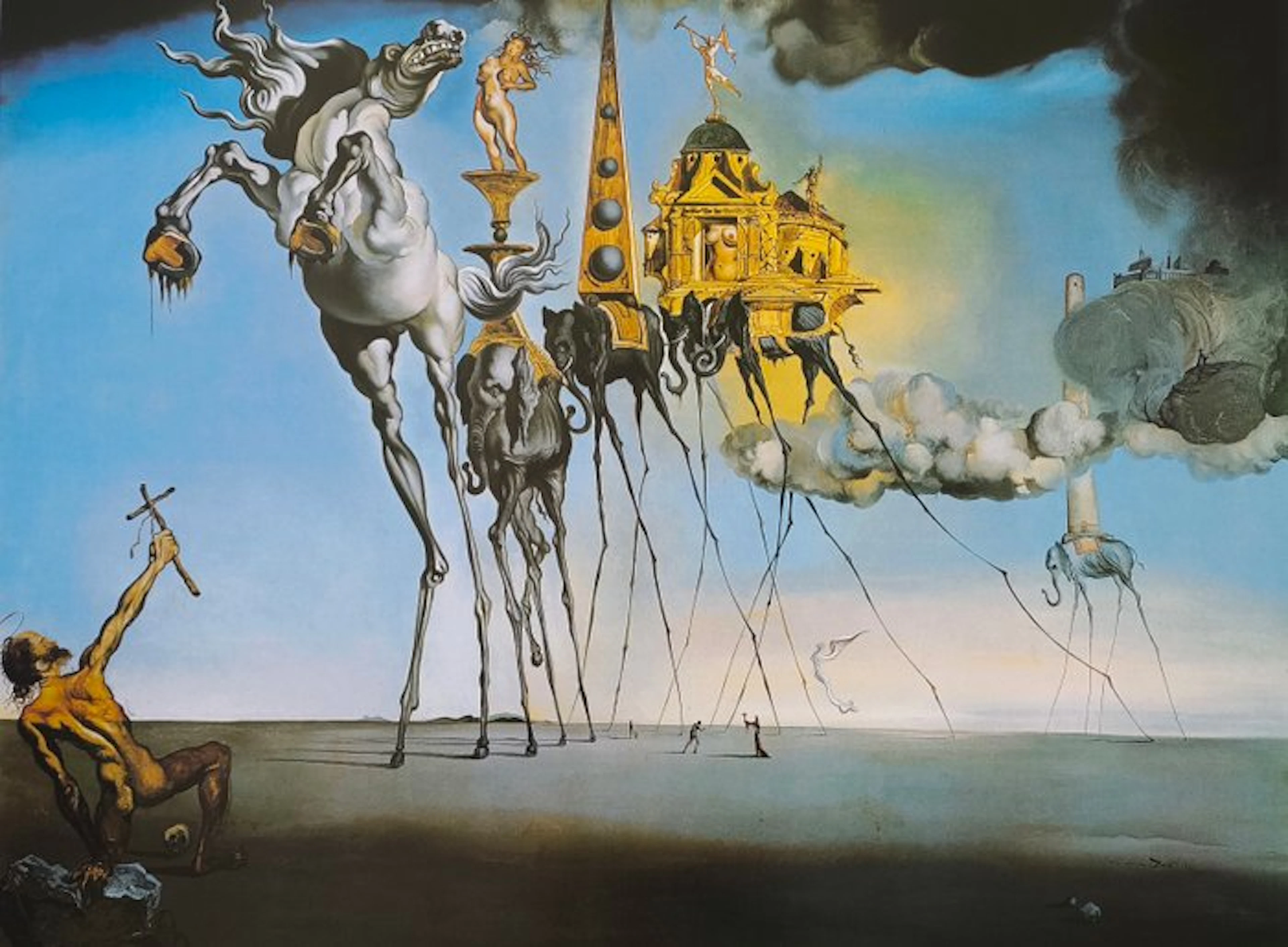Salvador Dalí (1904-1989) (after) - "The Temptation of St. Anthony, 1946"