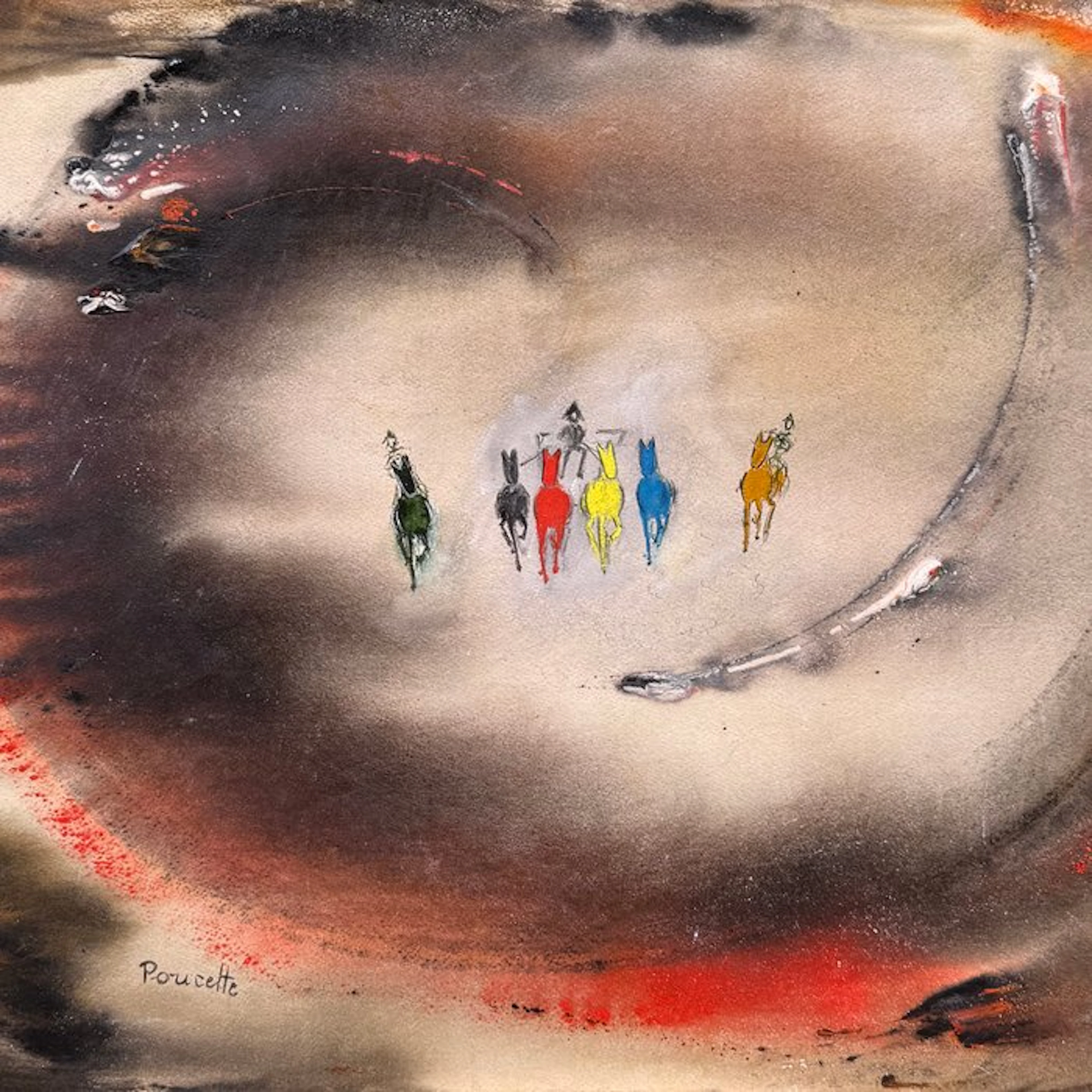 Nicola Ortis dit Poucette (1935-2006) - Cavaliers Chevaux...
