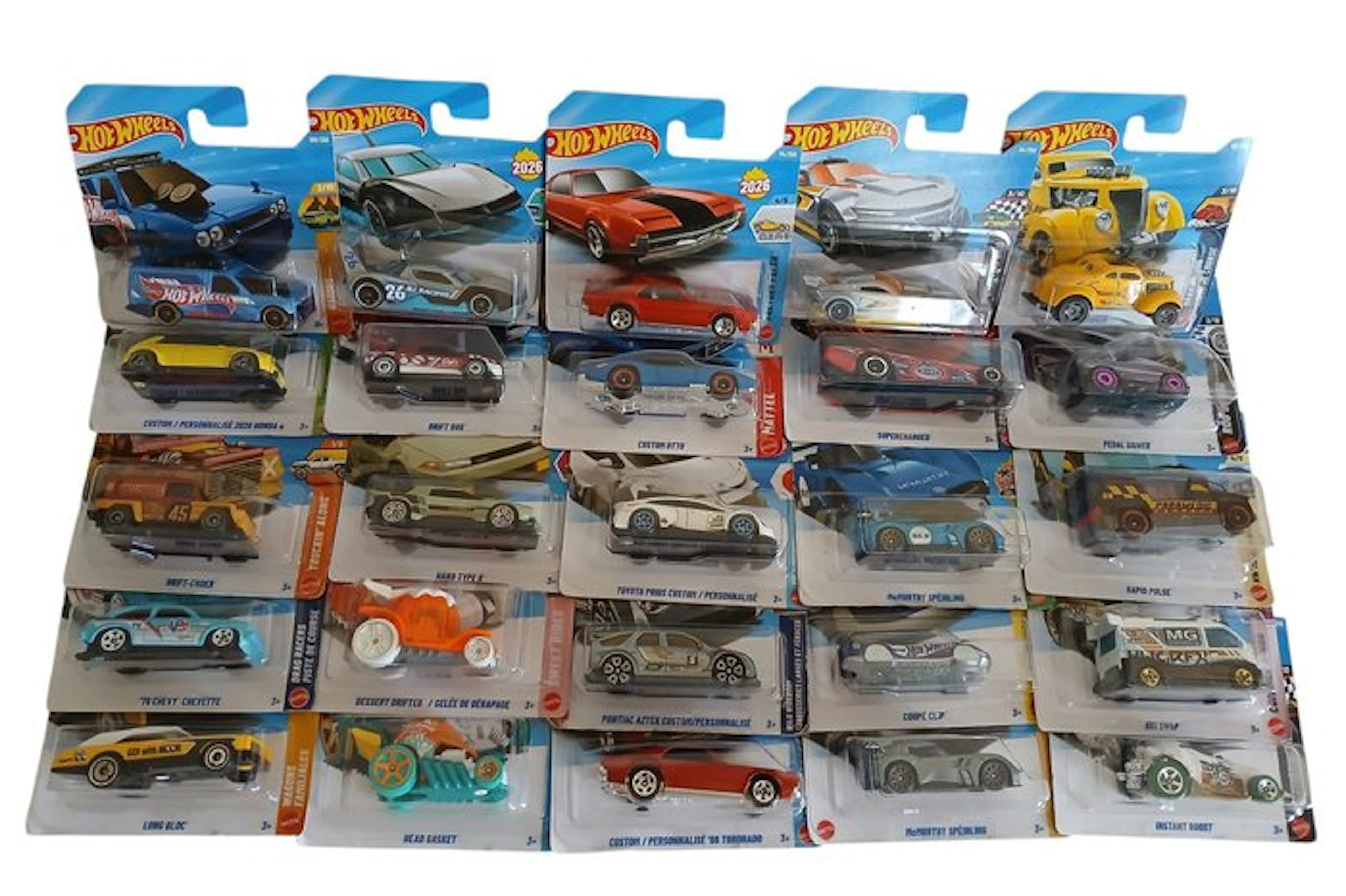 Hot Wheels 1:64 - Model car (25) - Lotto 25 hotwheels