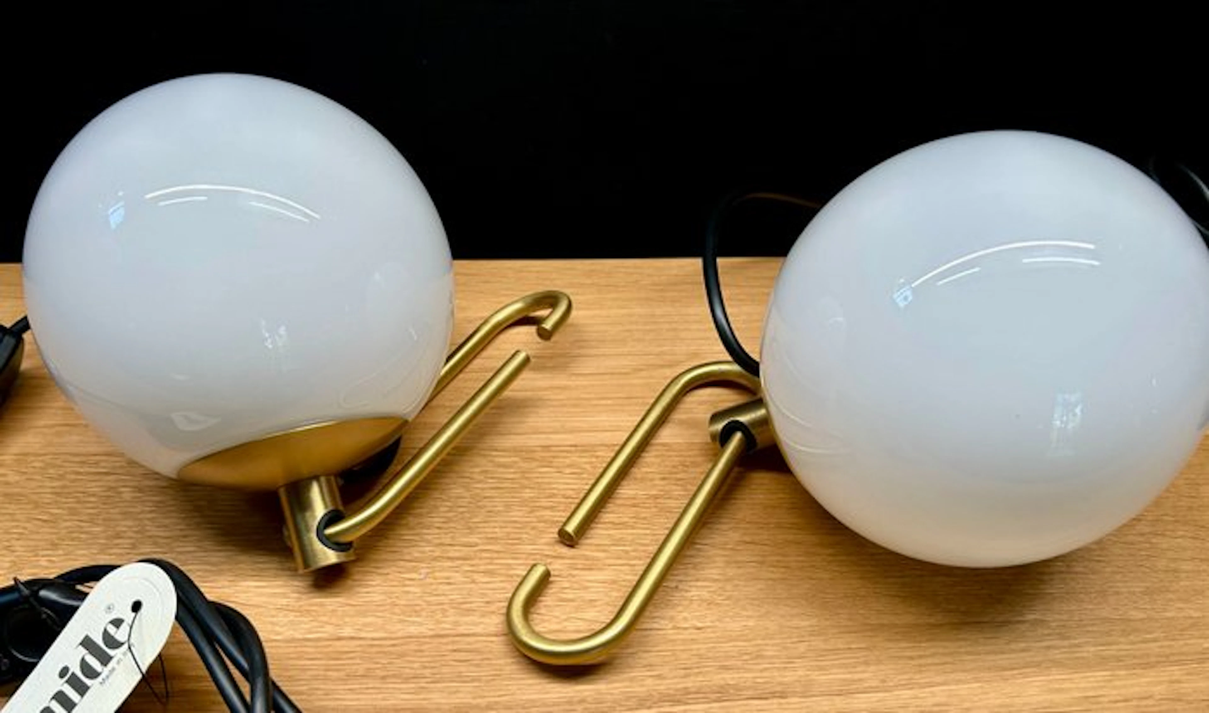 Artemide - Neri&Hu - Table lamp (2) - nh 1217 - Opaline glass, Brass