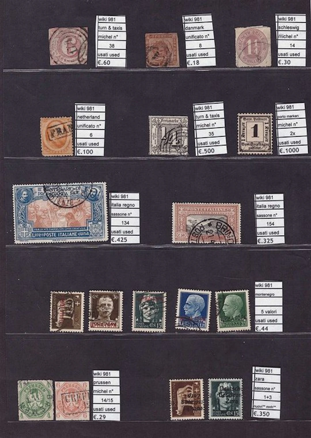 World 1850 - Beautiful collection of world stamps with a...