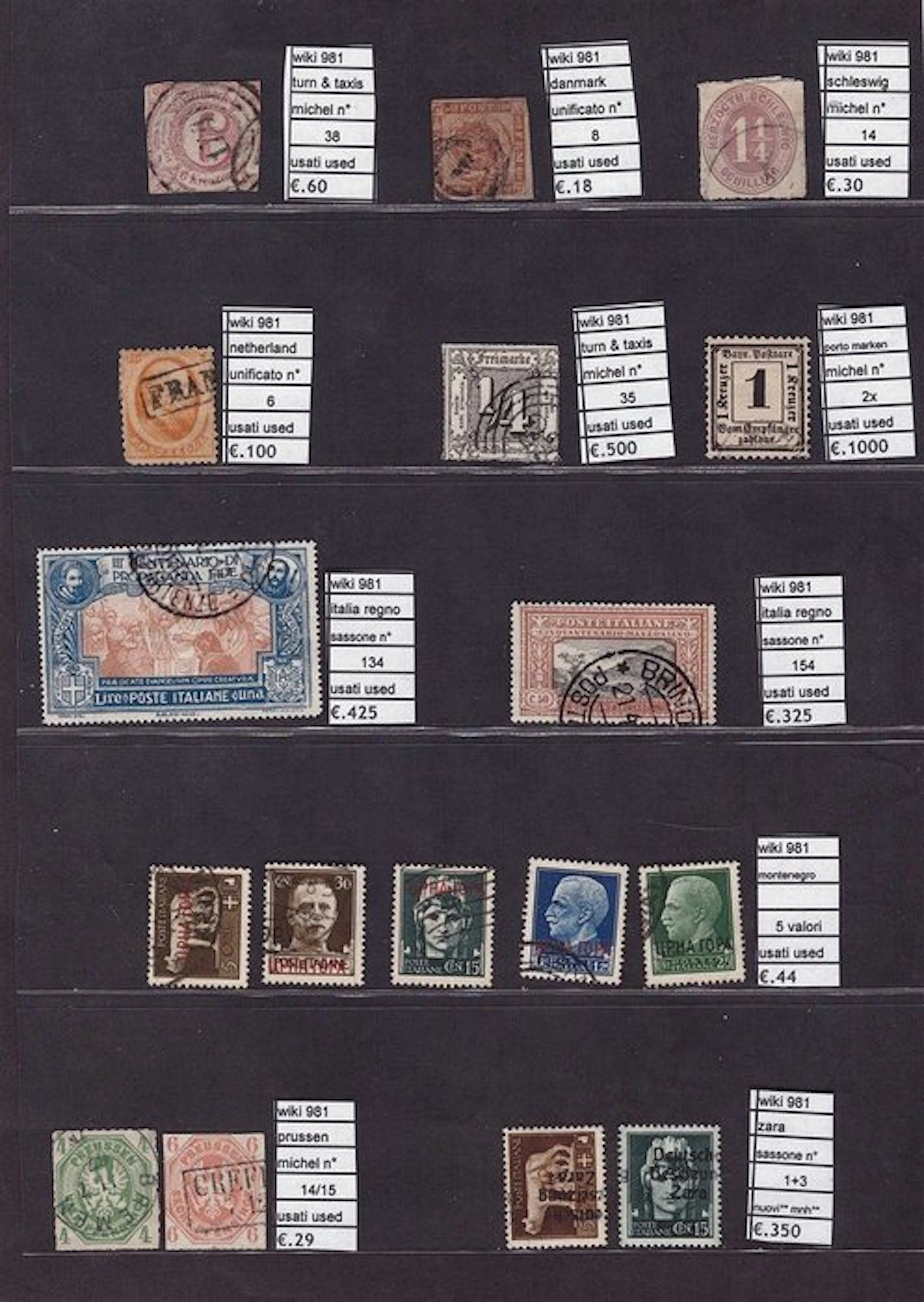 World 1850 - Beautiful collection of world stamps with a...