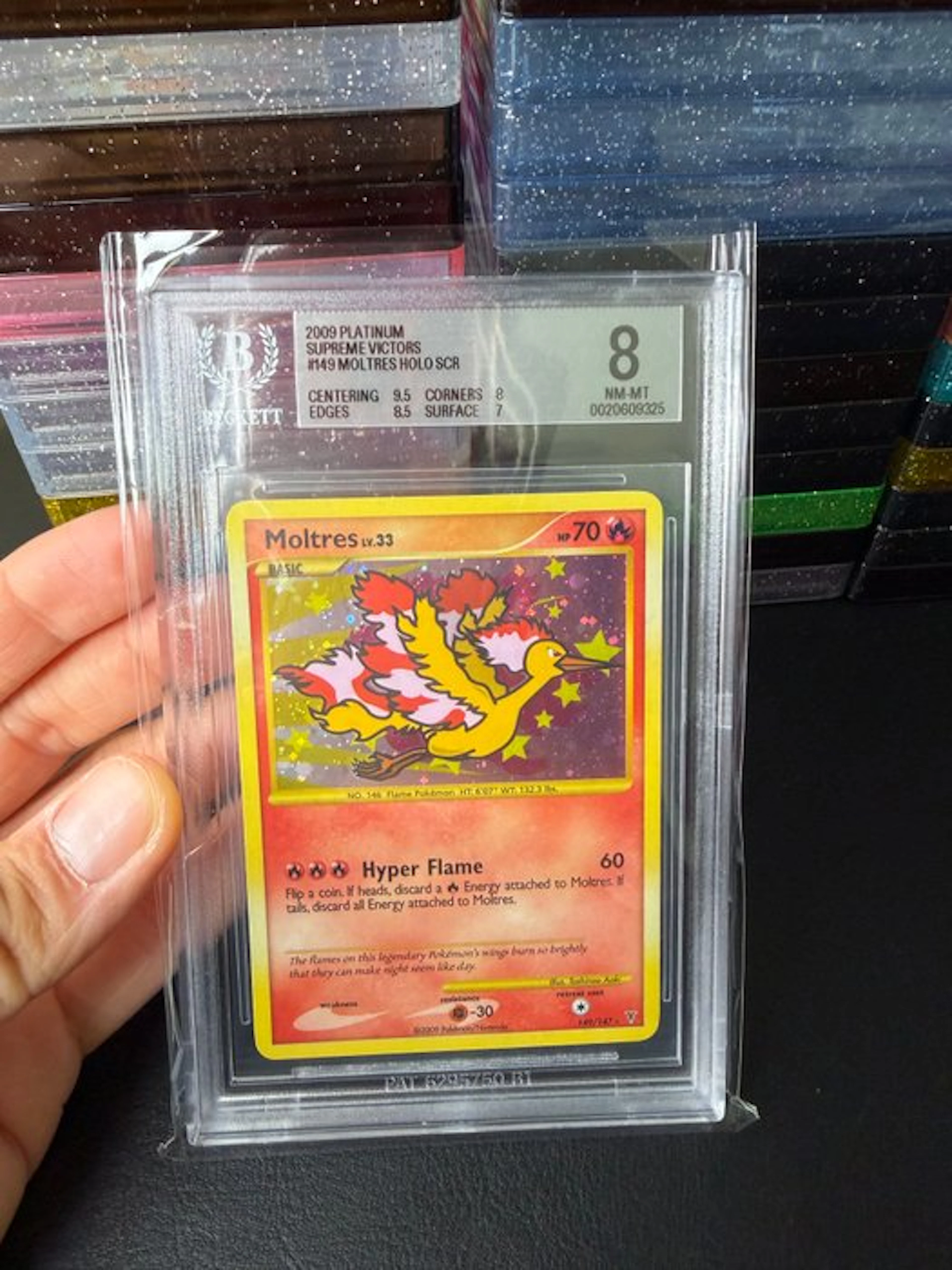 Pokémon - 1 Graded card - Moltres 149/147 Foil