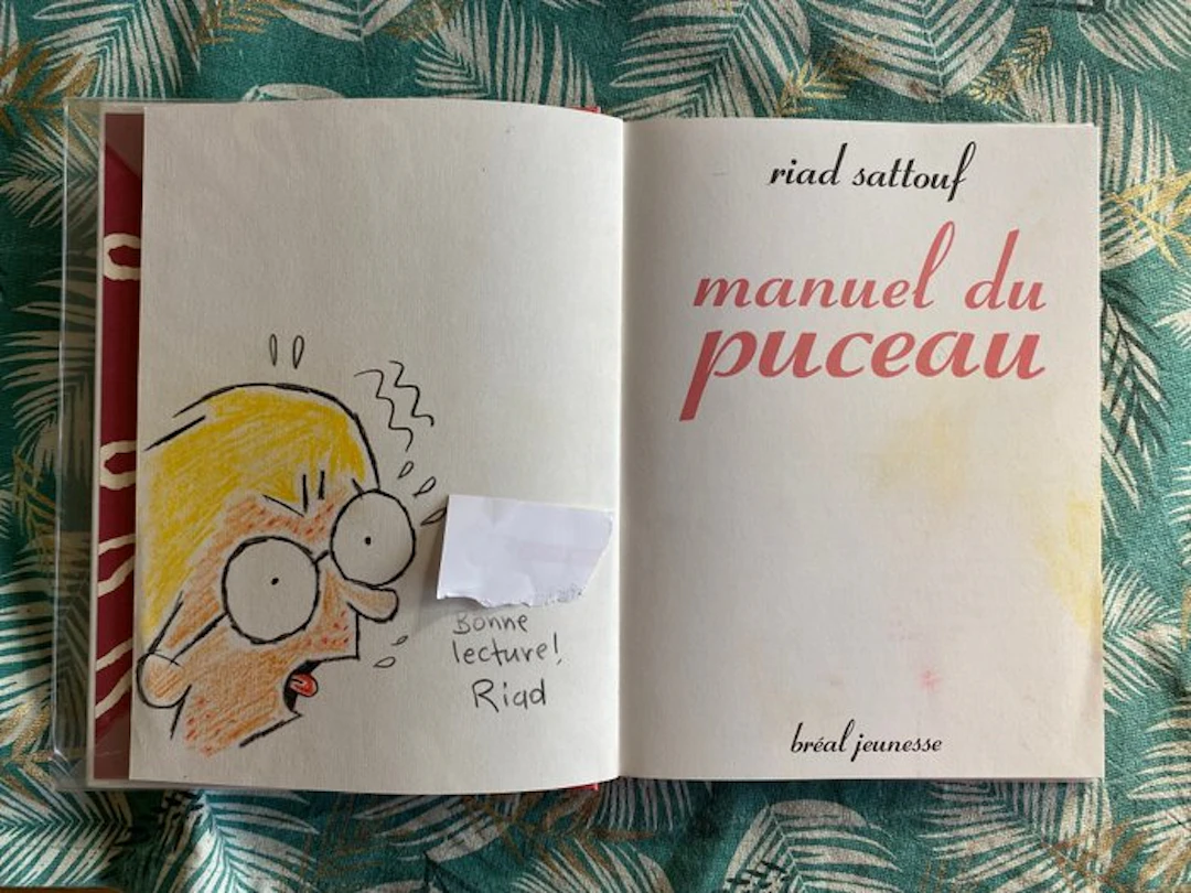 Riad Sattouf - Manuel du puceau + dédicace - C - 1 Album - First edition - 2003