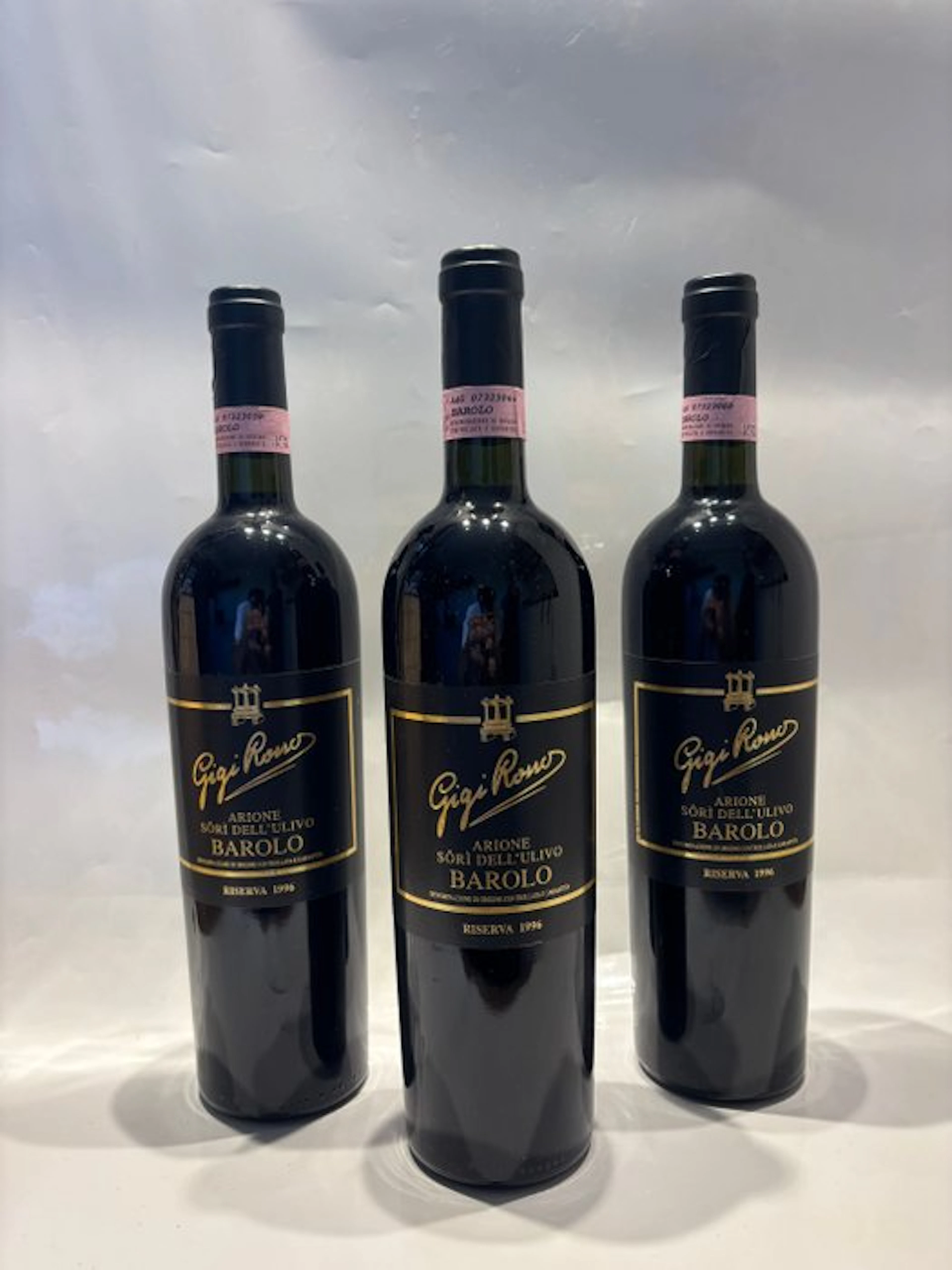 1996 Gigi Rosso Arione Riserva dell'Ulivo - Barolo - 3 Bottles (0.75L)