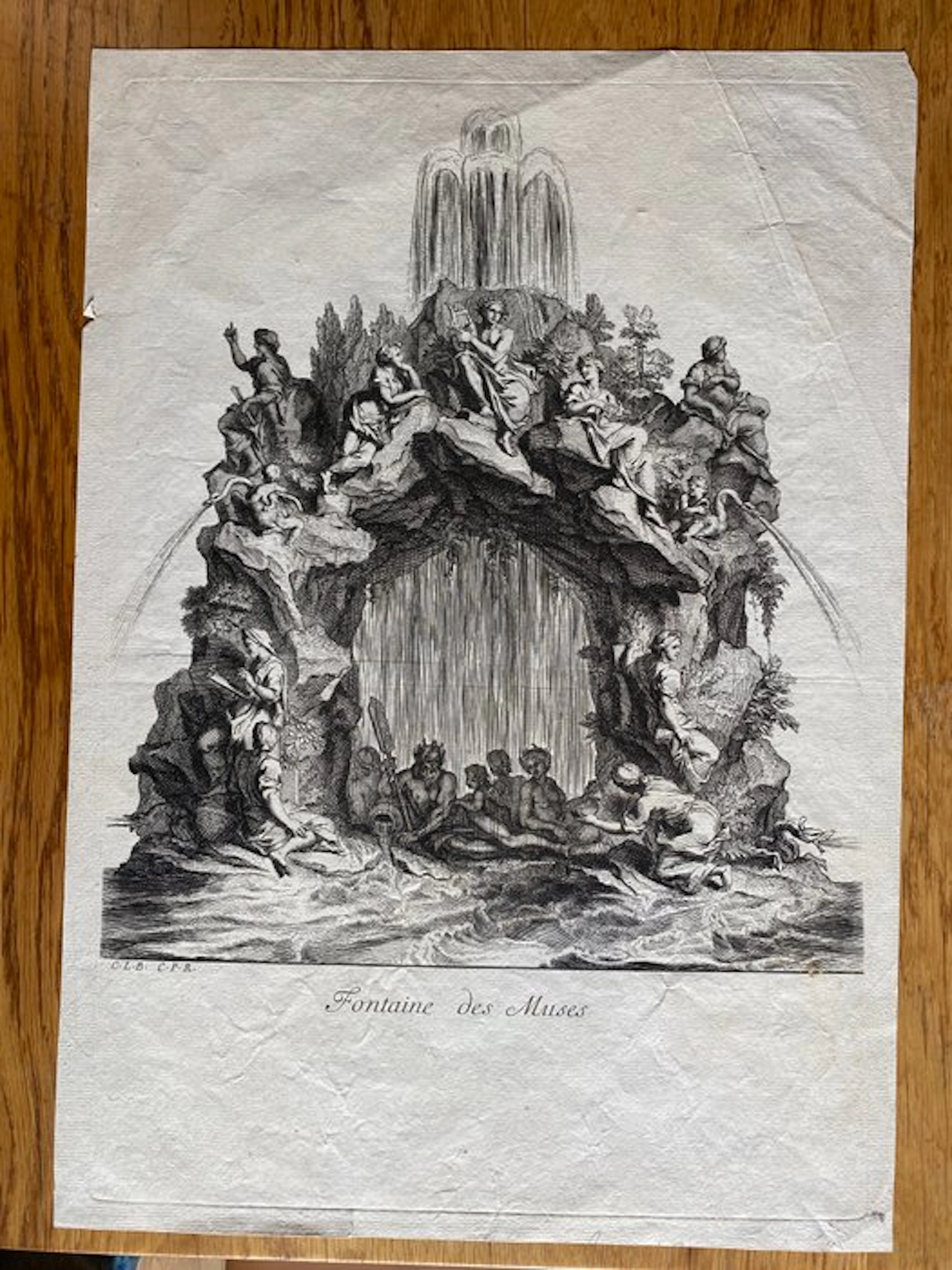 Charles Le Brun (1619 - 1690), d'après - Fontaine des Muses