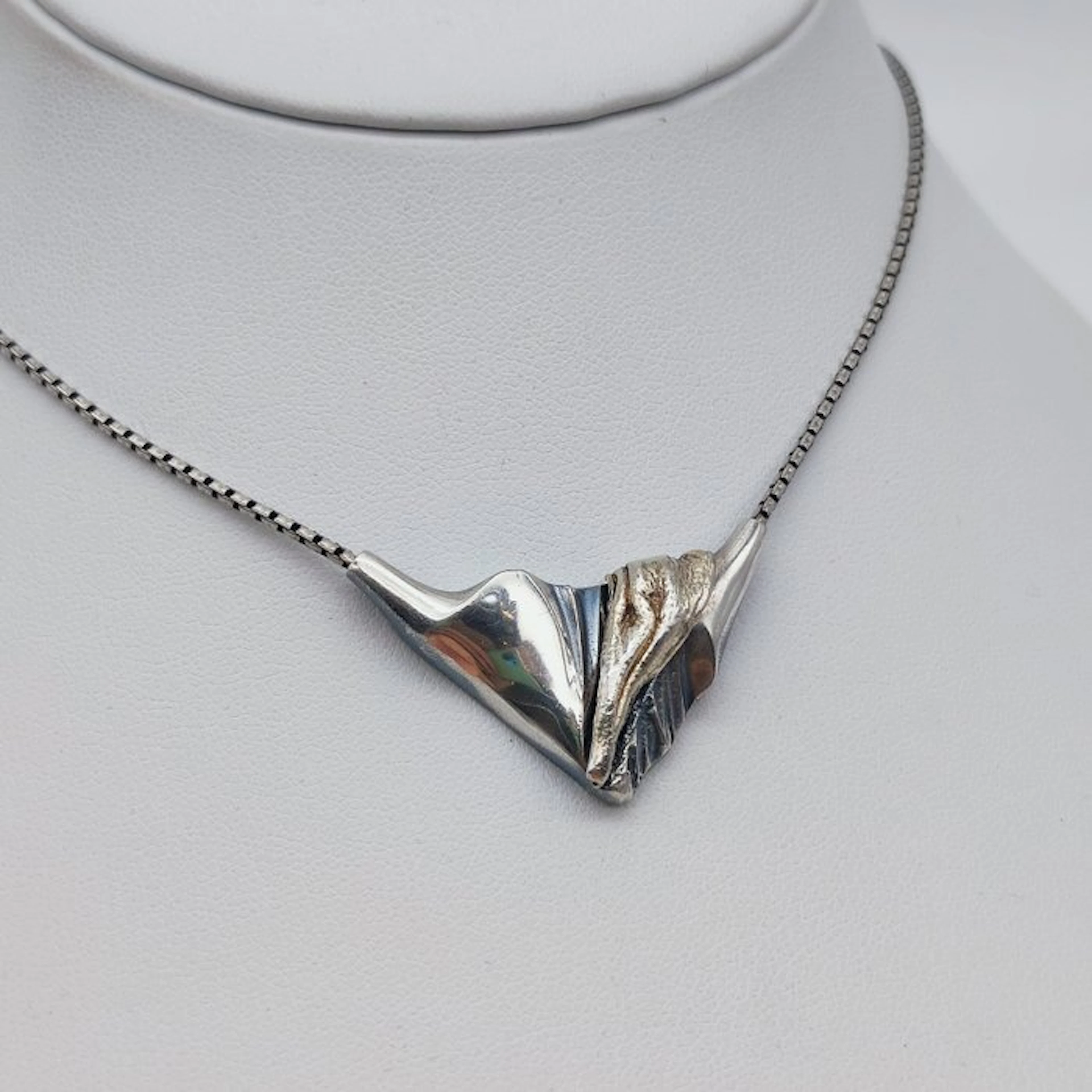 No reserve price - Niels Erik From - Necklace Silver