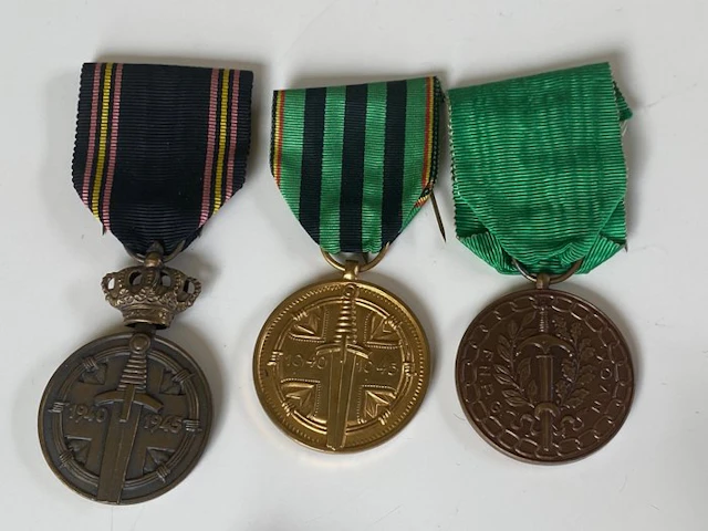 Belgium - Military medal - commemorative medals from World War II, 1940–1945