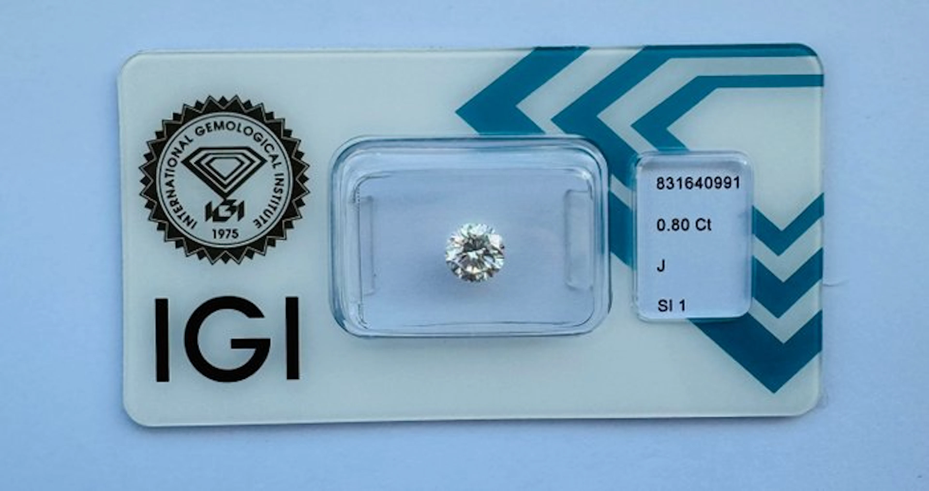 No reserve price - 1 pcs Diamond (Natural) - 0.80 ct...