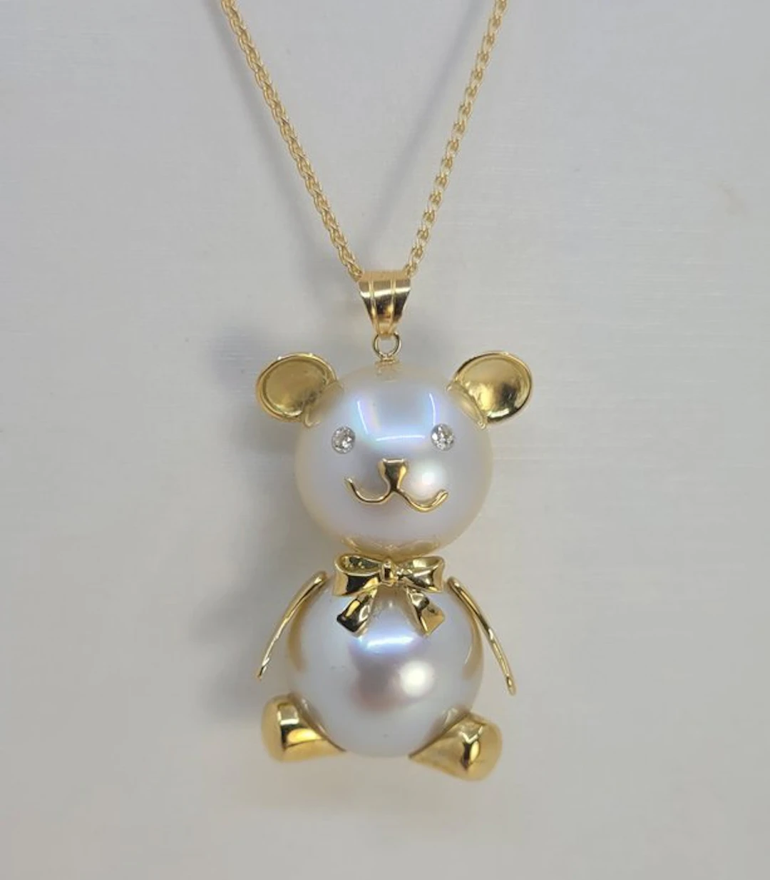 Necklace with pendant - 18 kt