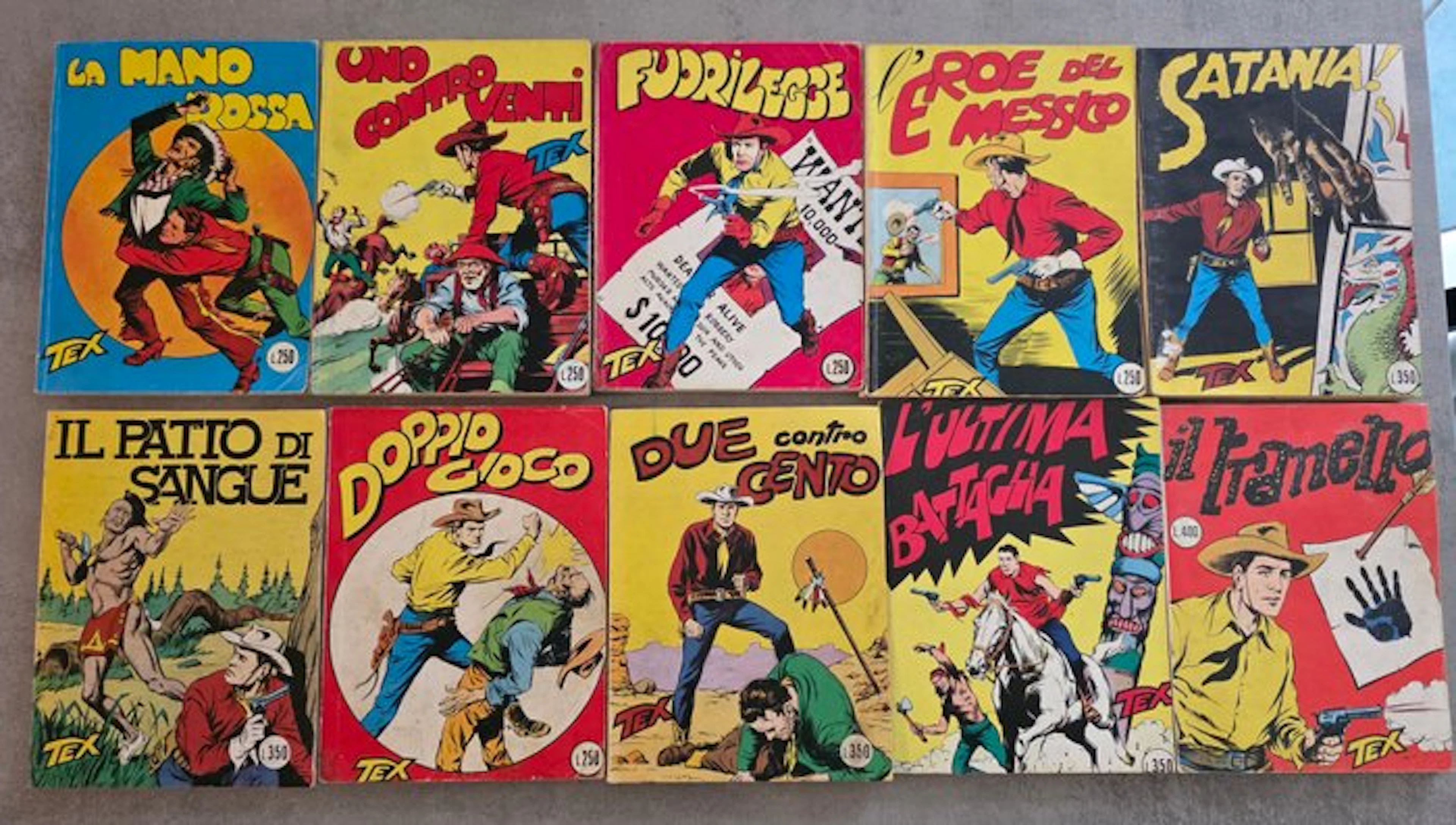 Tex nn. 1/99 - Sequenza completa - 99 Comic - Various editions