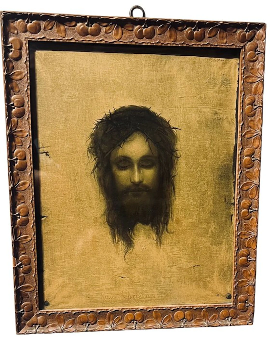 After Gabriel von Max - Lithograph - Jesus Christ - 26 x...