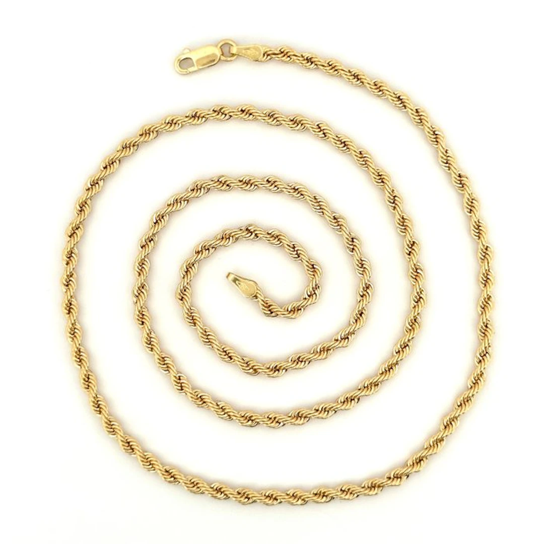 Necklace - 18 kt. Yellow gold - Rope - 70 cm