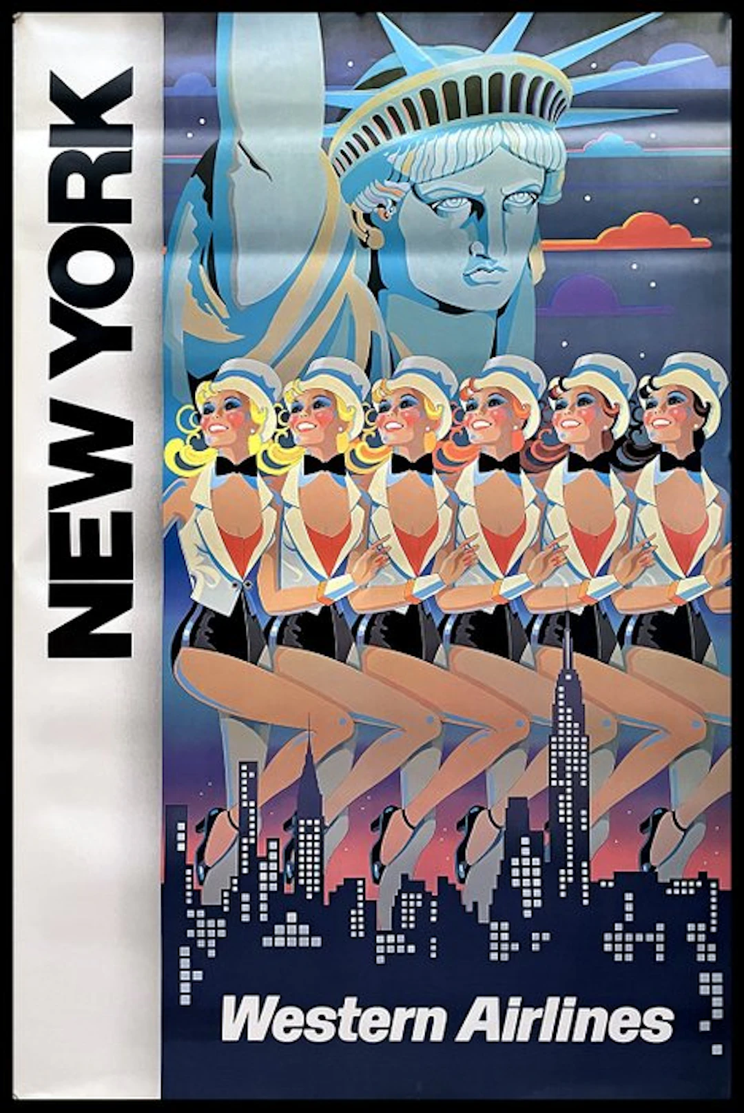 Anonymous - New York - Western Airlines - 1980ca - 1980s