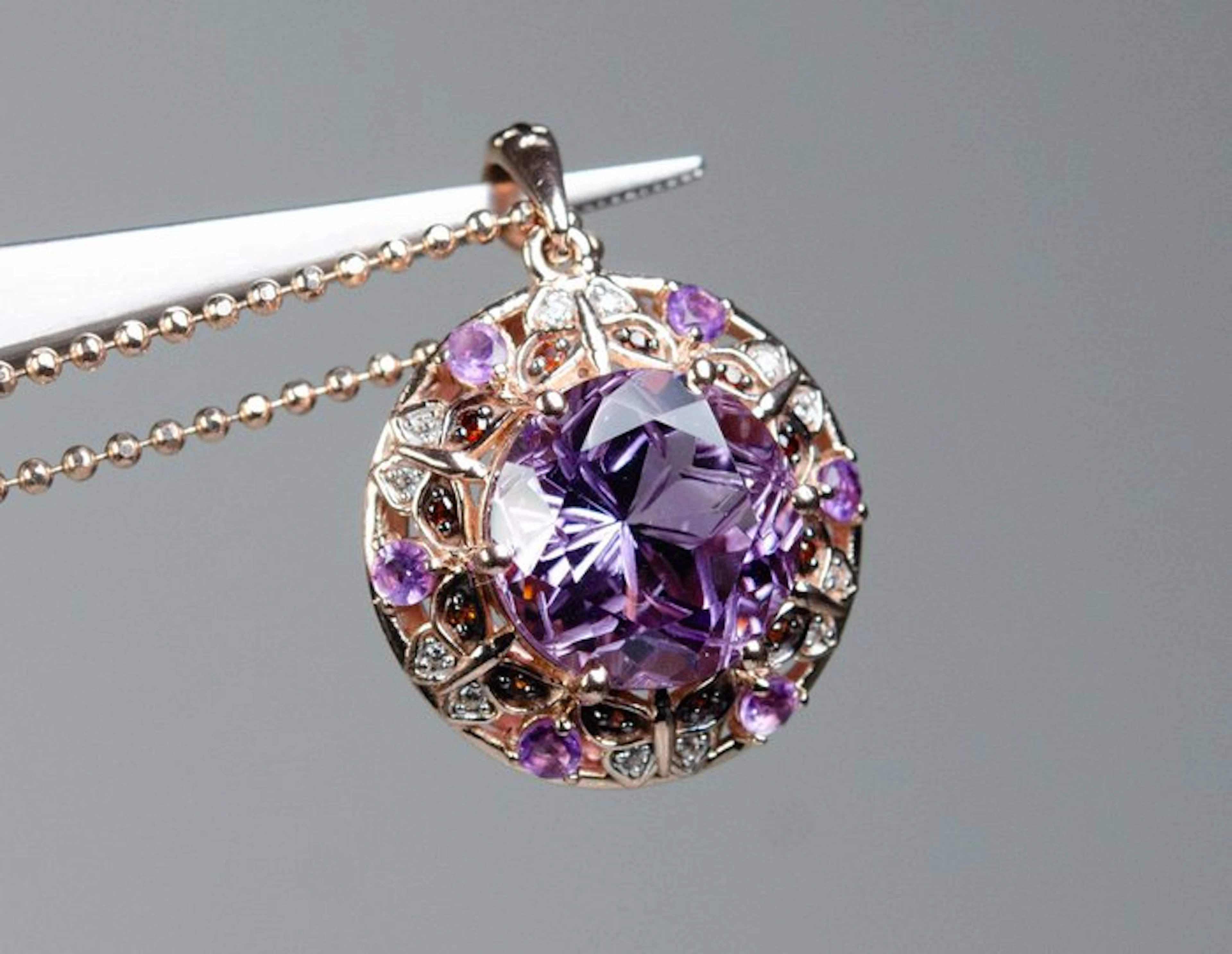 No reserve price - Necklace with pendant - 925 silver...