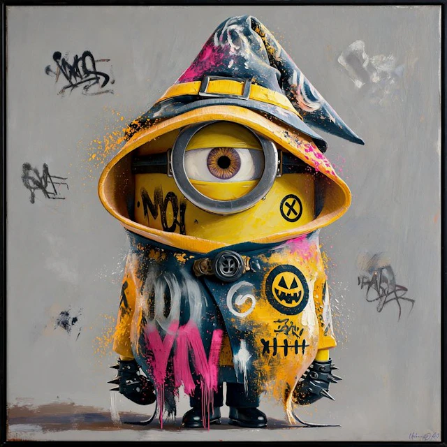 Urban3DArt (1971) - Hallowee1 graf Limited Edition art numérique mixte