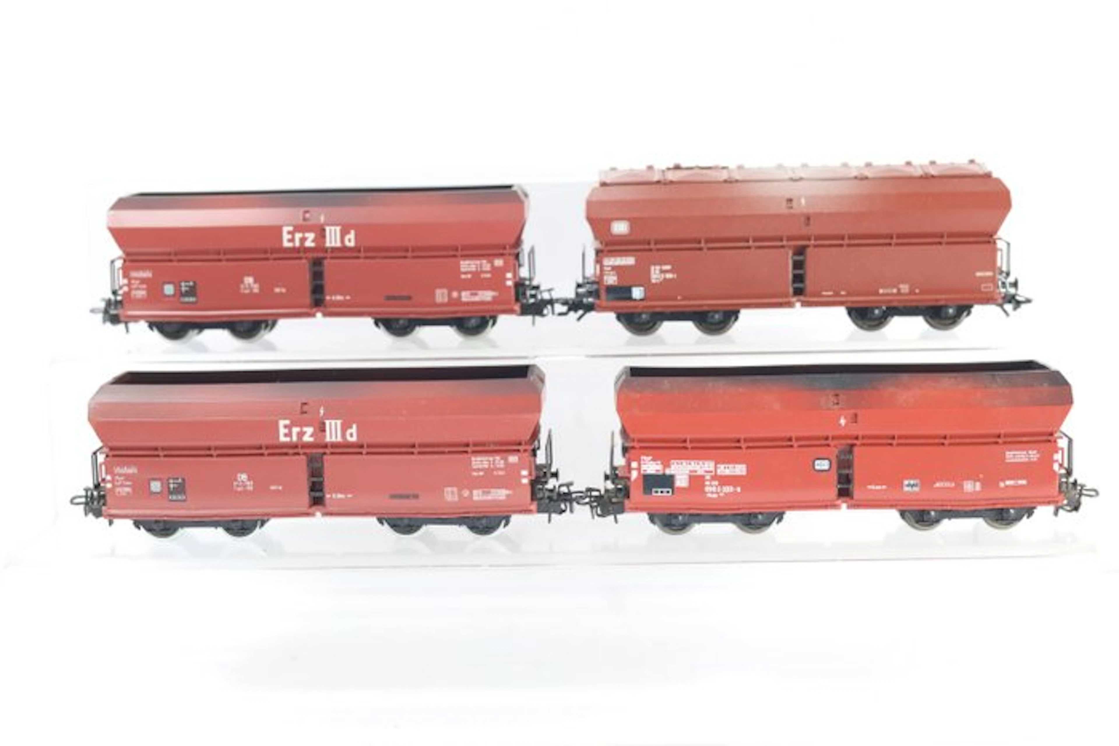 Märklin H0 - 4624/4626 - Model train freight carriage (4) - 4 self-losers - DB