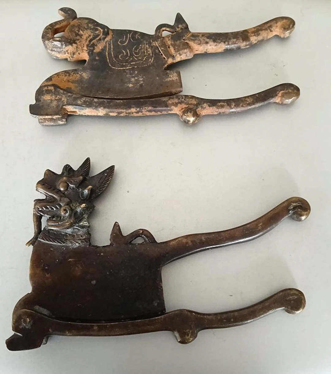 2 betel nut tongs, Mandalay Region - Myanmar - Southeast Asian Periods