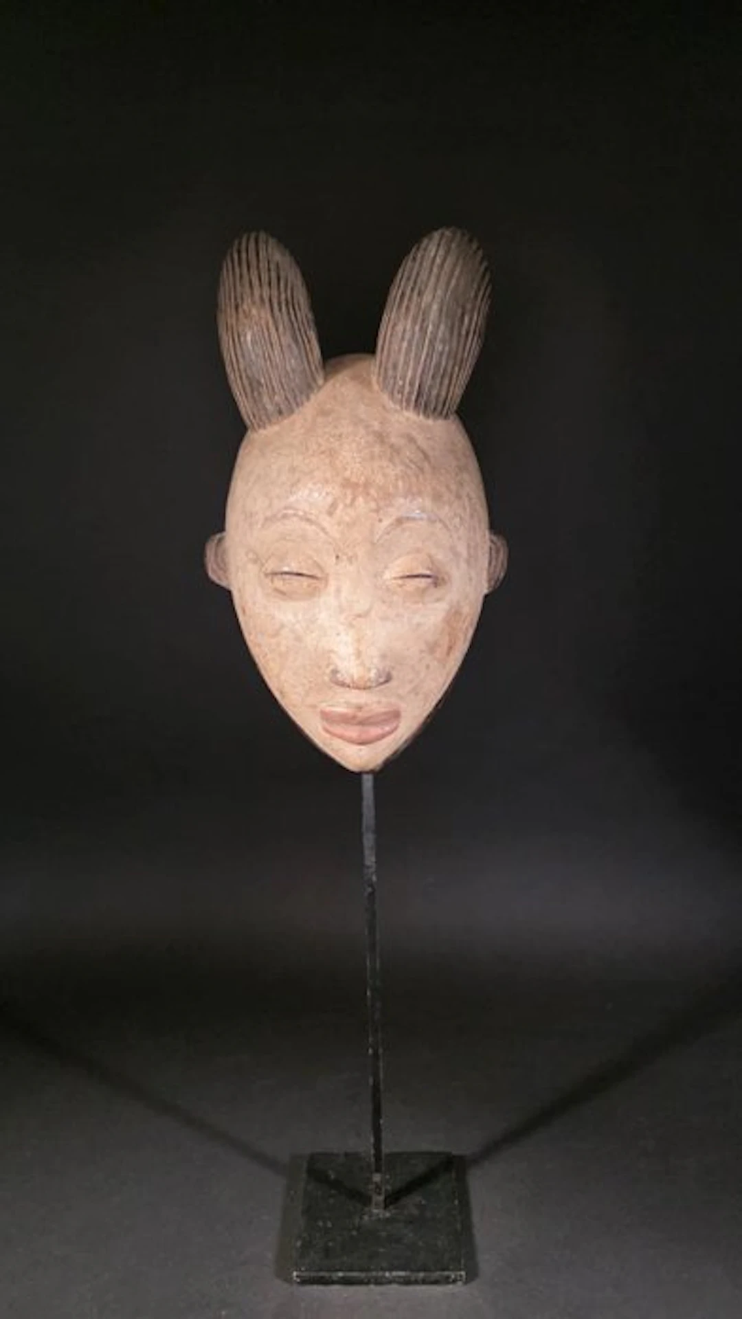 Wooden mask - Punu Lumbo - Gabon (No reserve price)