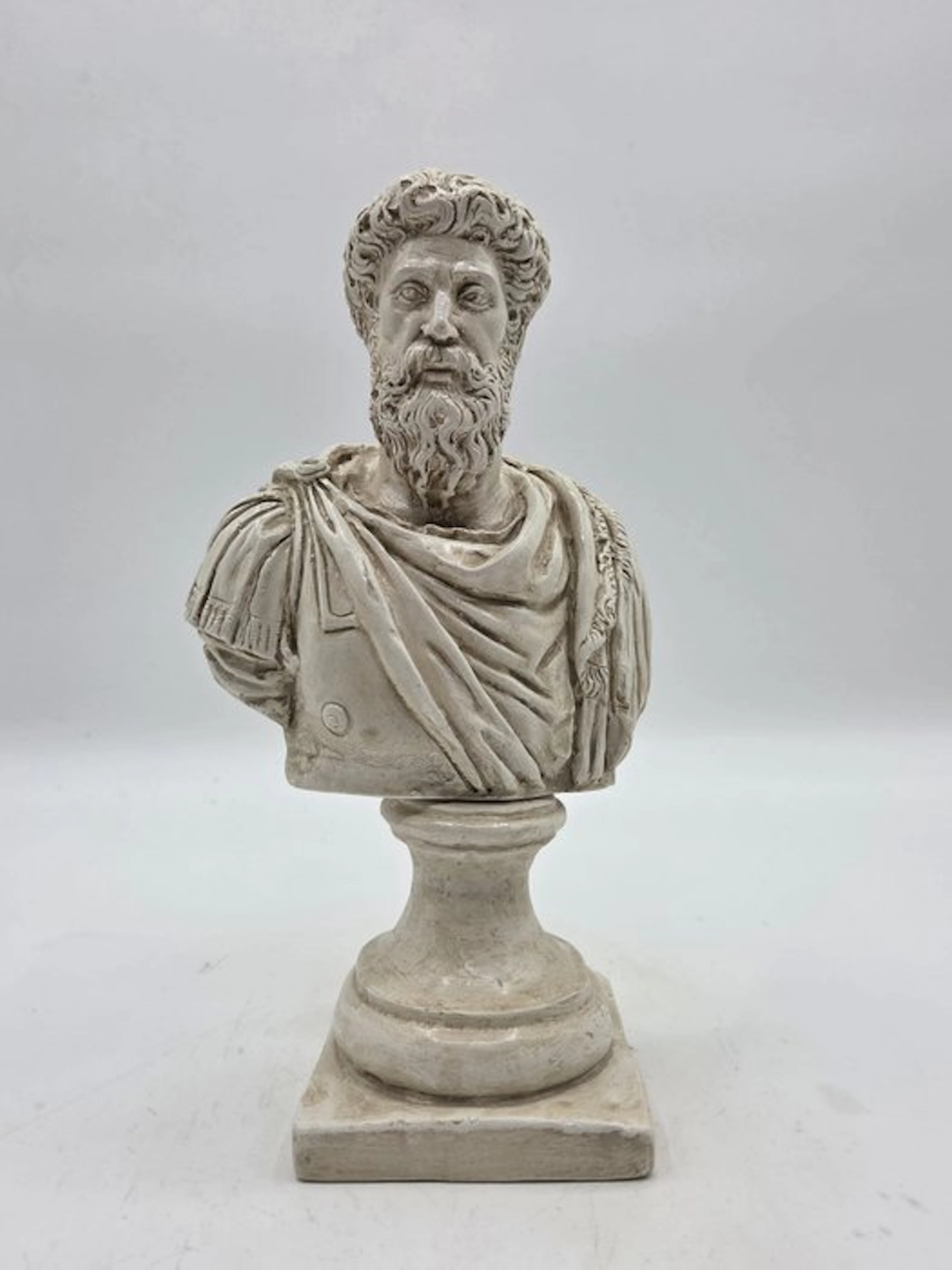 Sculpture, Marco Aurelio - 31 cm - marble powder