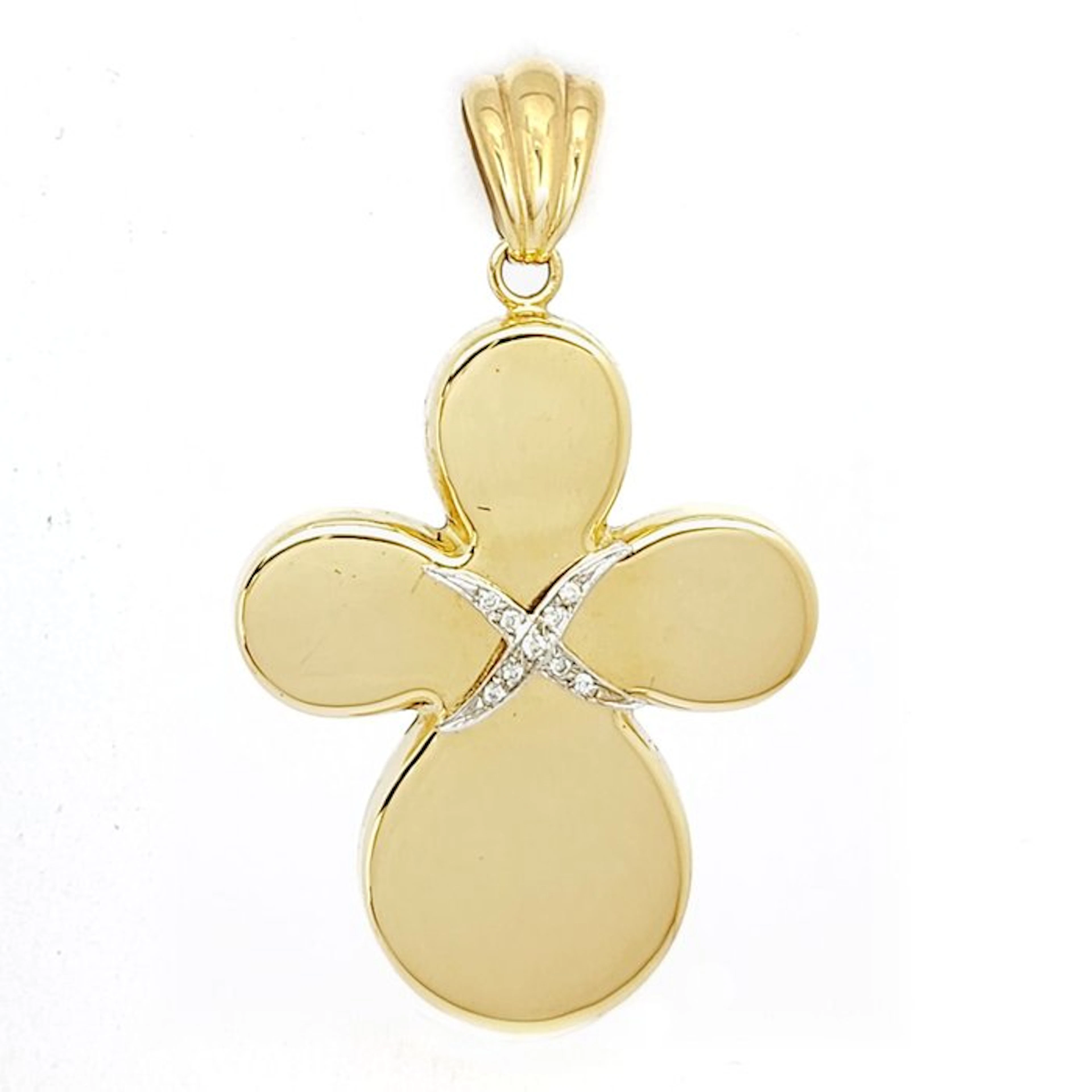 Other brand - Pendant - 18 kt. Yellow gold - 0.06ct. tw. Diamond (Natural)