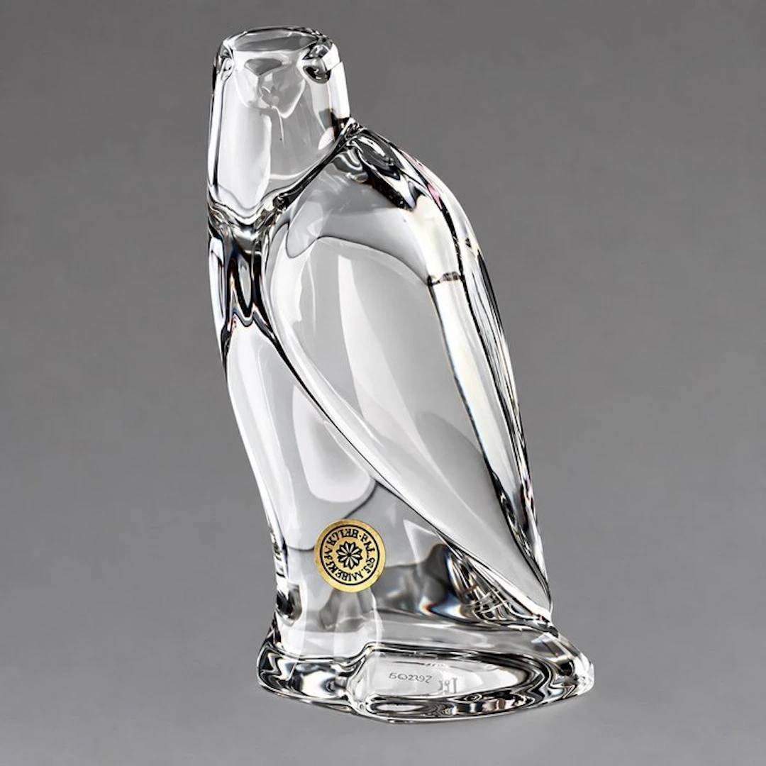 Val Saint Lambert - Katherine De Sousa - Statue, Falcon - 10.5 cm - Crystal