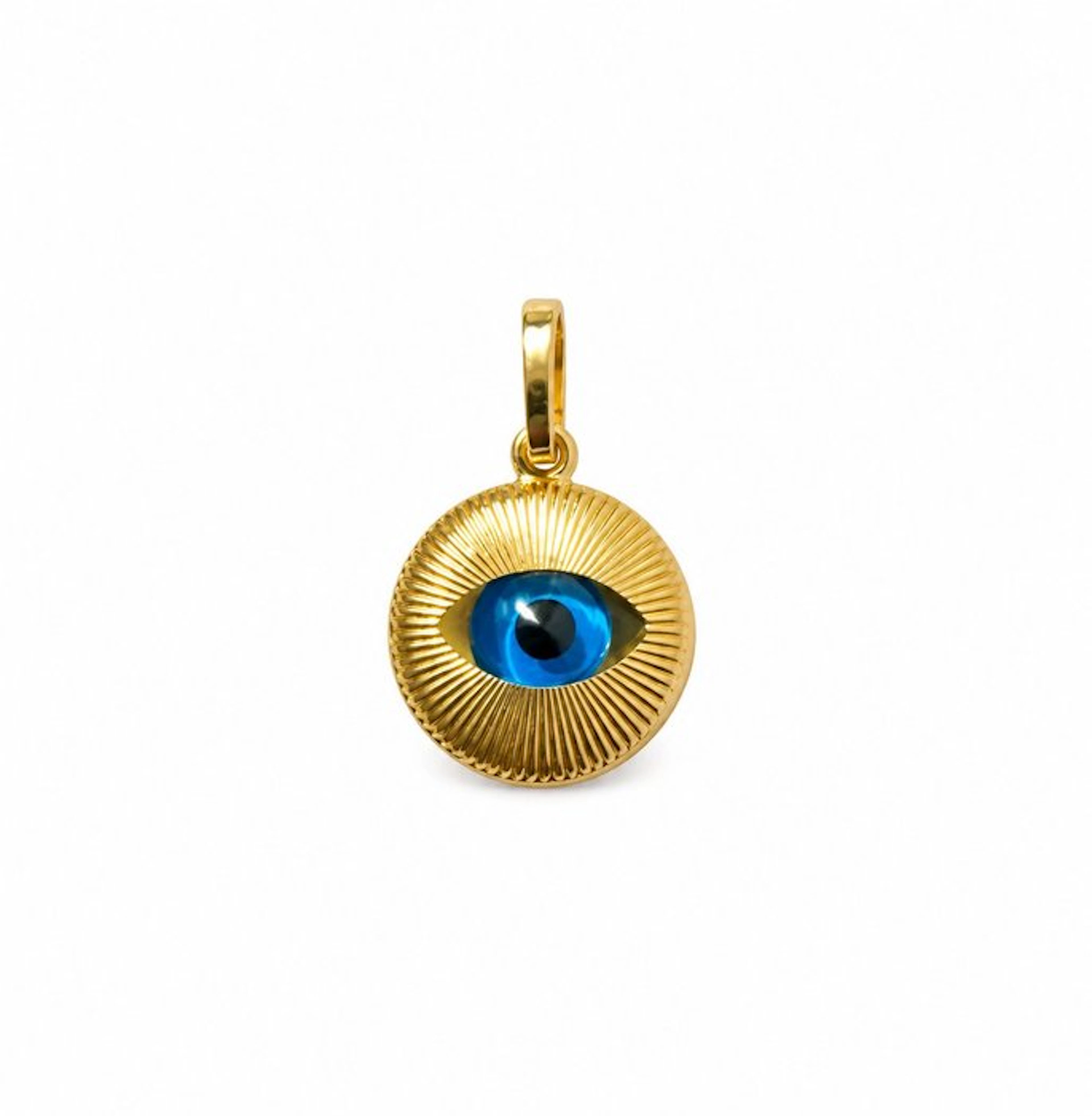 No reserve price - Pendant - 18 kt. Yellow gold - Greek eye 1/1,10gr