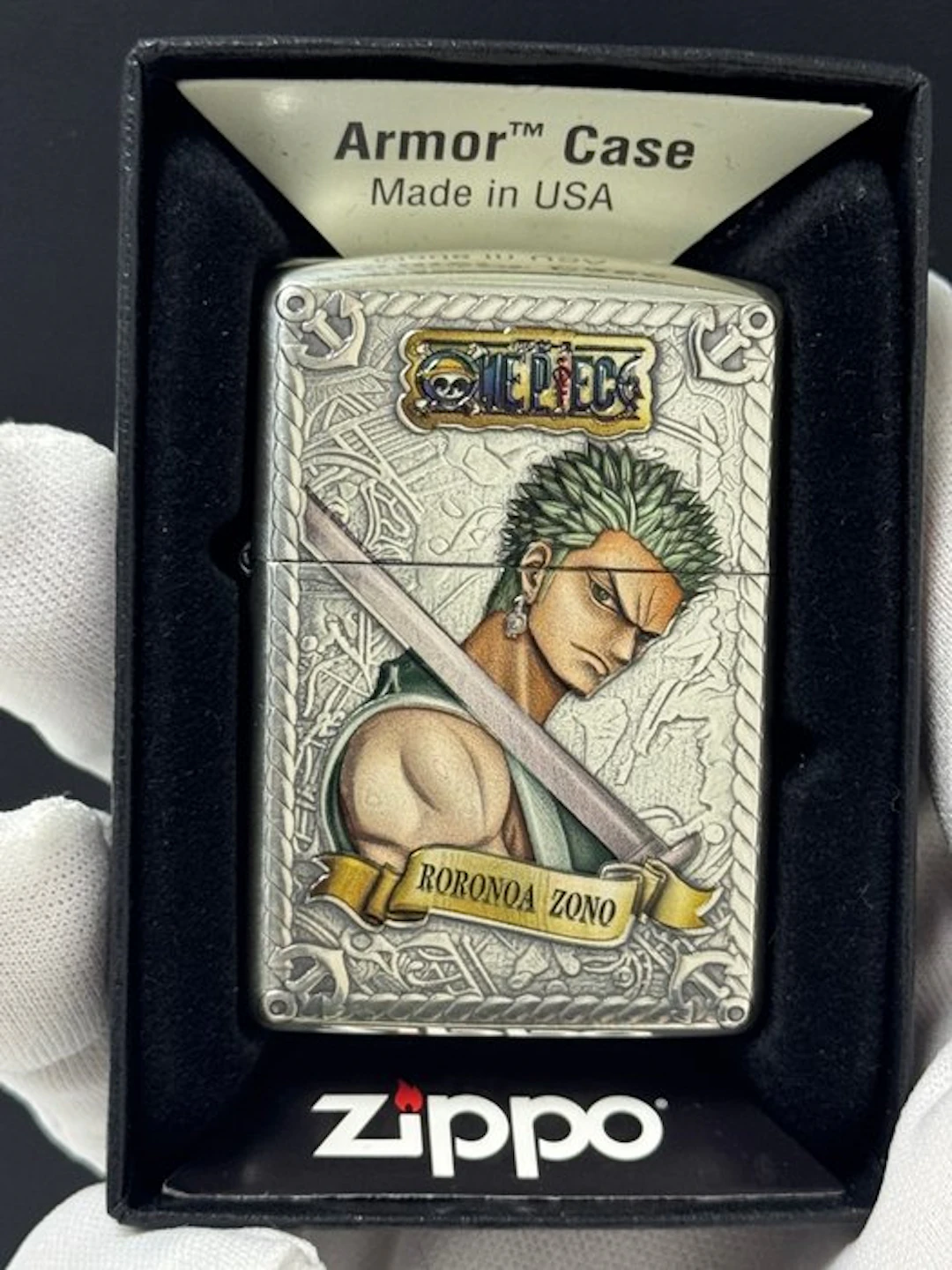 Zippo - Zoro from *One Piece* - No reserve price - Lighter - Brass