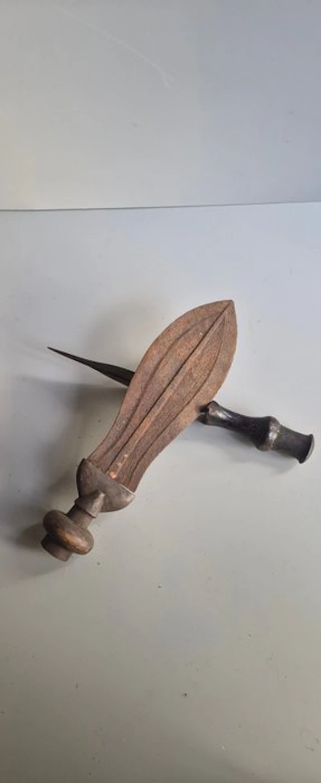 2 hand-forged knives - Kuba - Central African Republic (No reserve price)