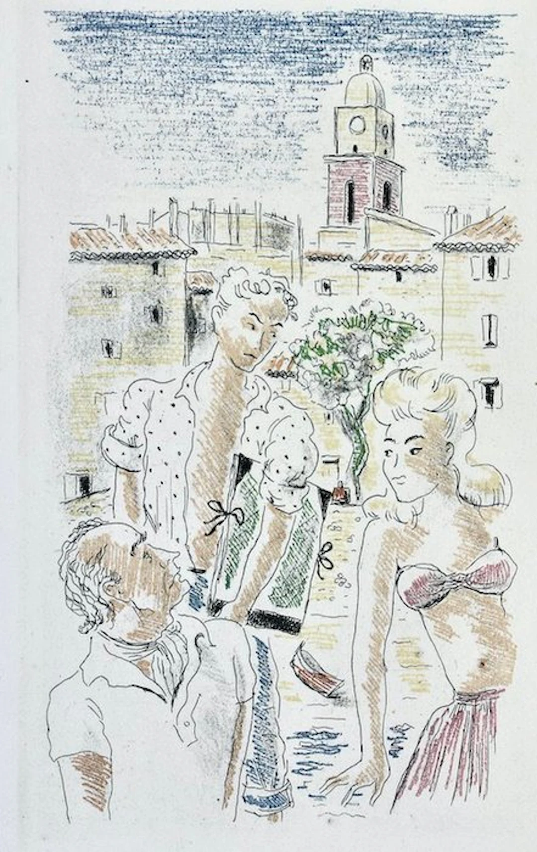 Paul VIALAR - Saint-Tropez-sur-Amour [19 gravures à...