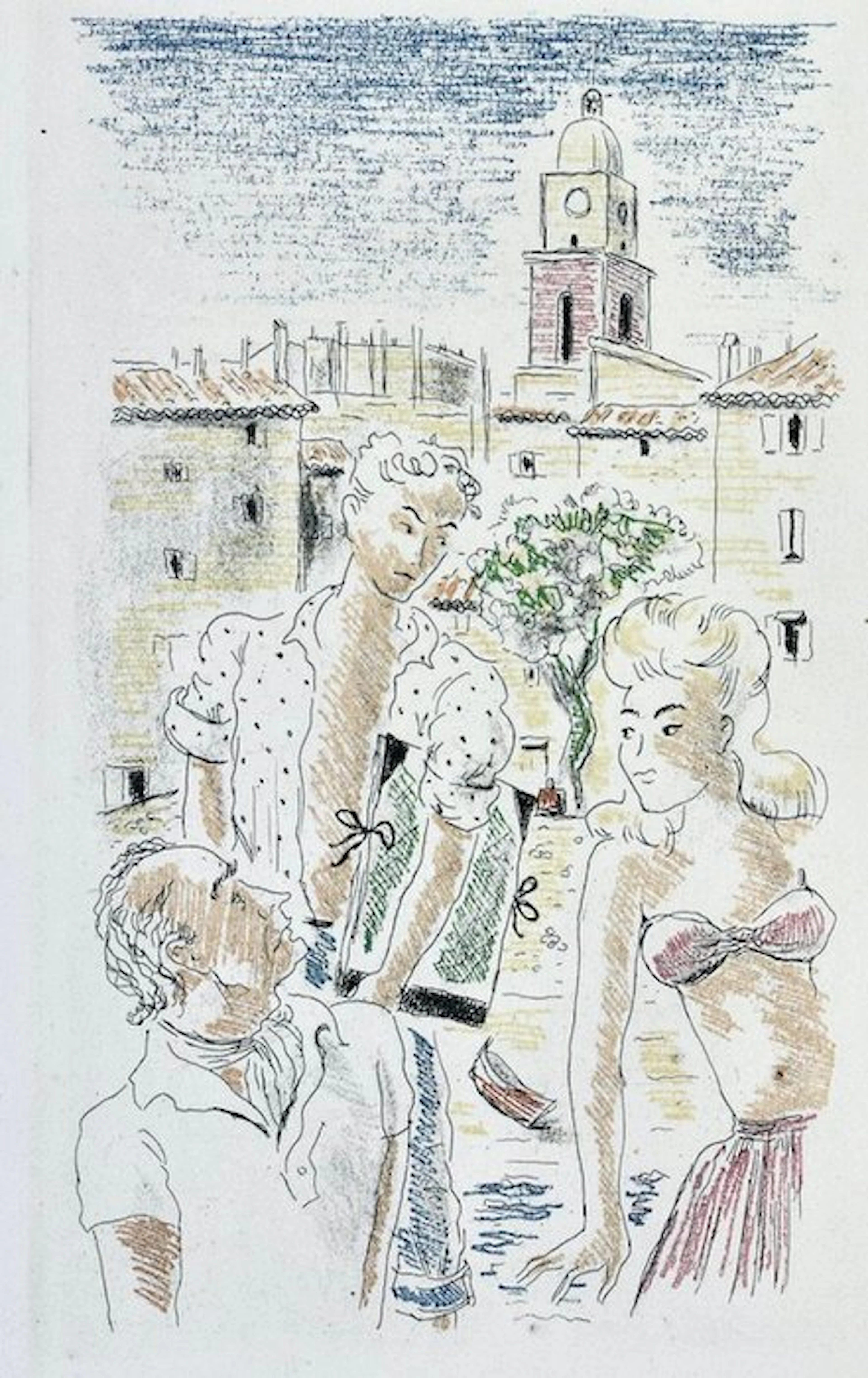 Paul VIALAR - Saint-Tropez-sur-Amour [19 gravures à...
