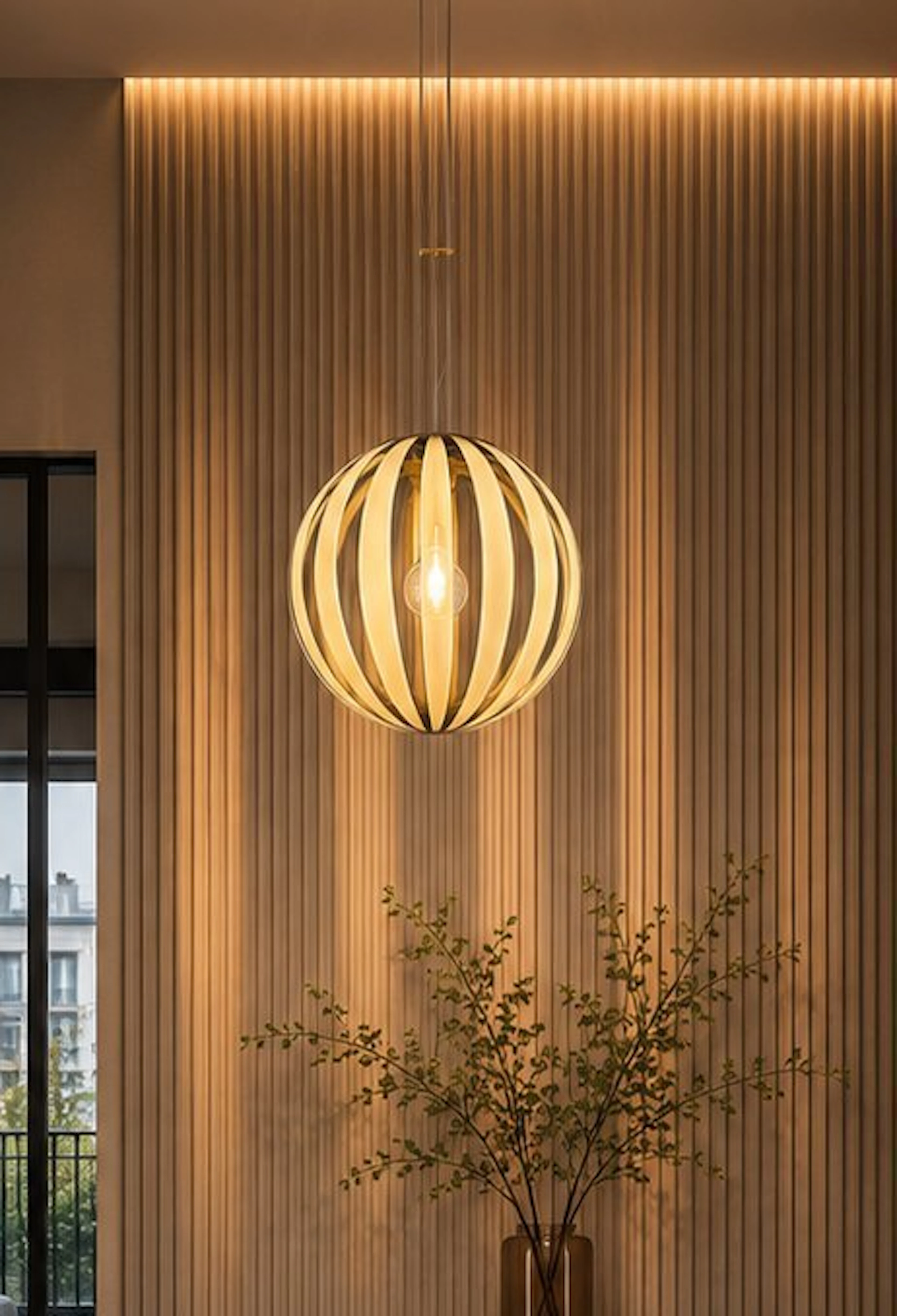 MIMU interior - Chandelier - Trasparenze Smoky/white - Effetre Murano canes