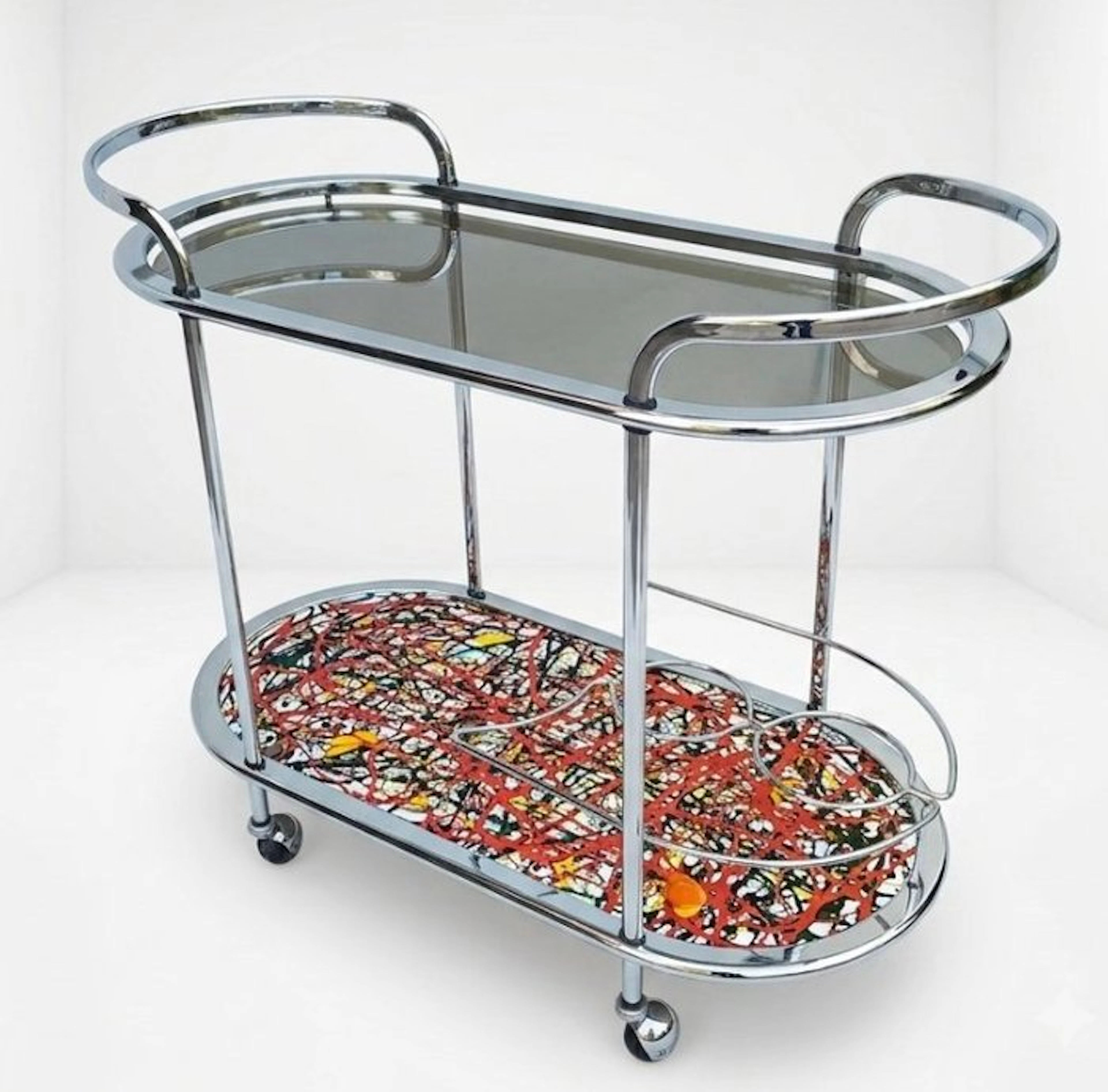 Manifattura Italiana - Serving trolley - Glass
