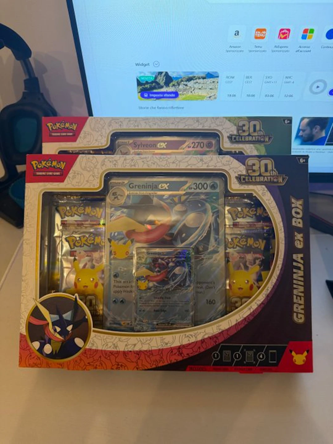 Pokémon - 2 Box - Greninja ex Box & Sylveon ex Box ENGLISH - Various sets