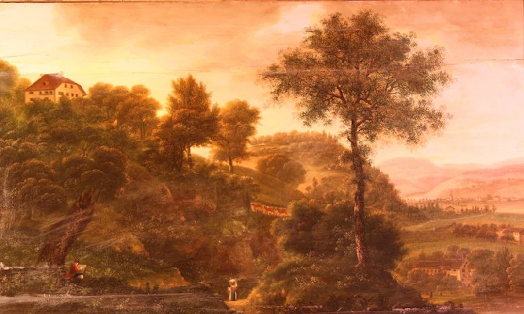 Jan Both (1618-1652), Circle of - Paesaggio con figure