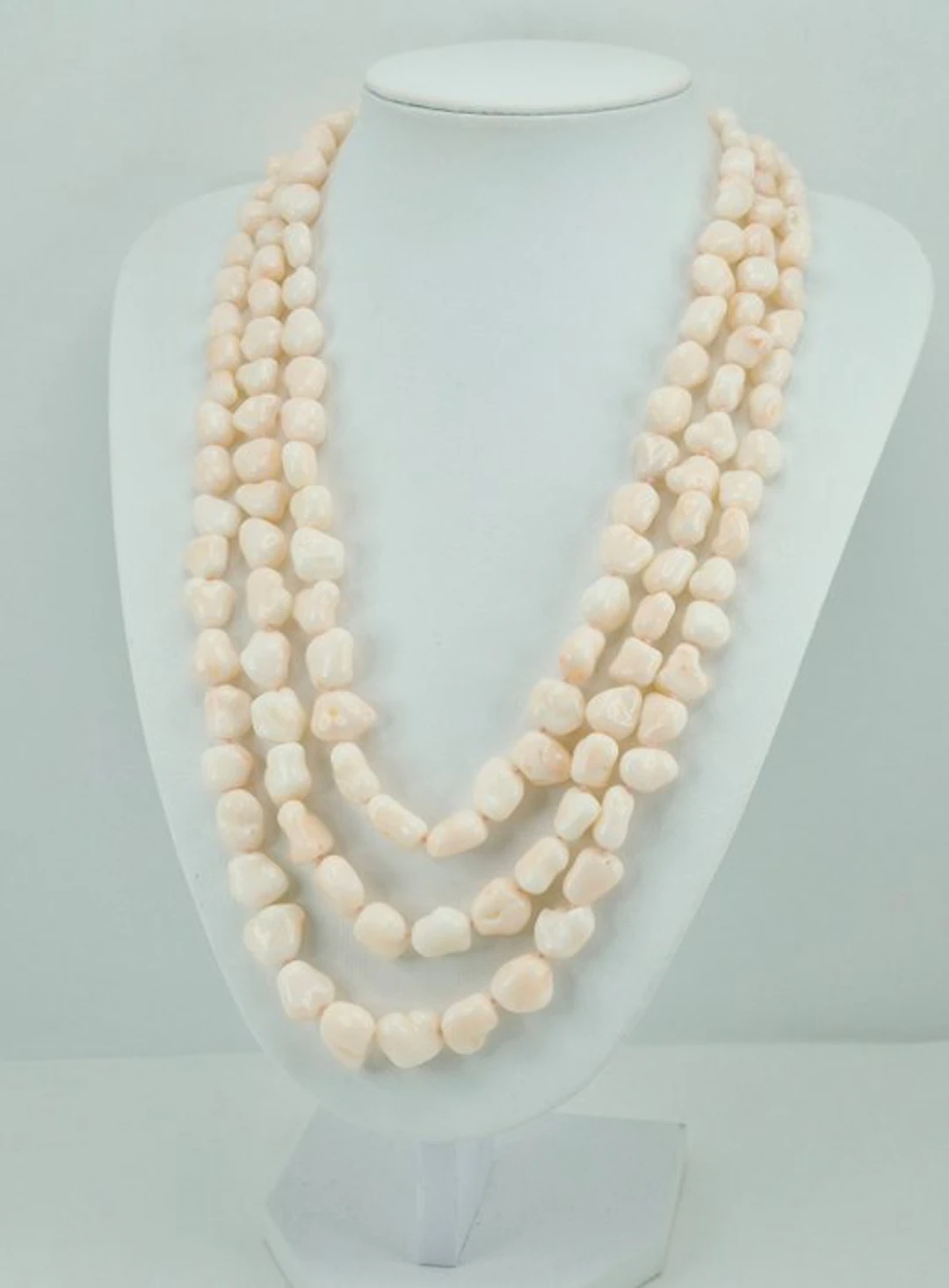 Coral - Silver - Necklace - Pink Coral